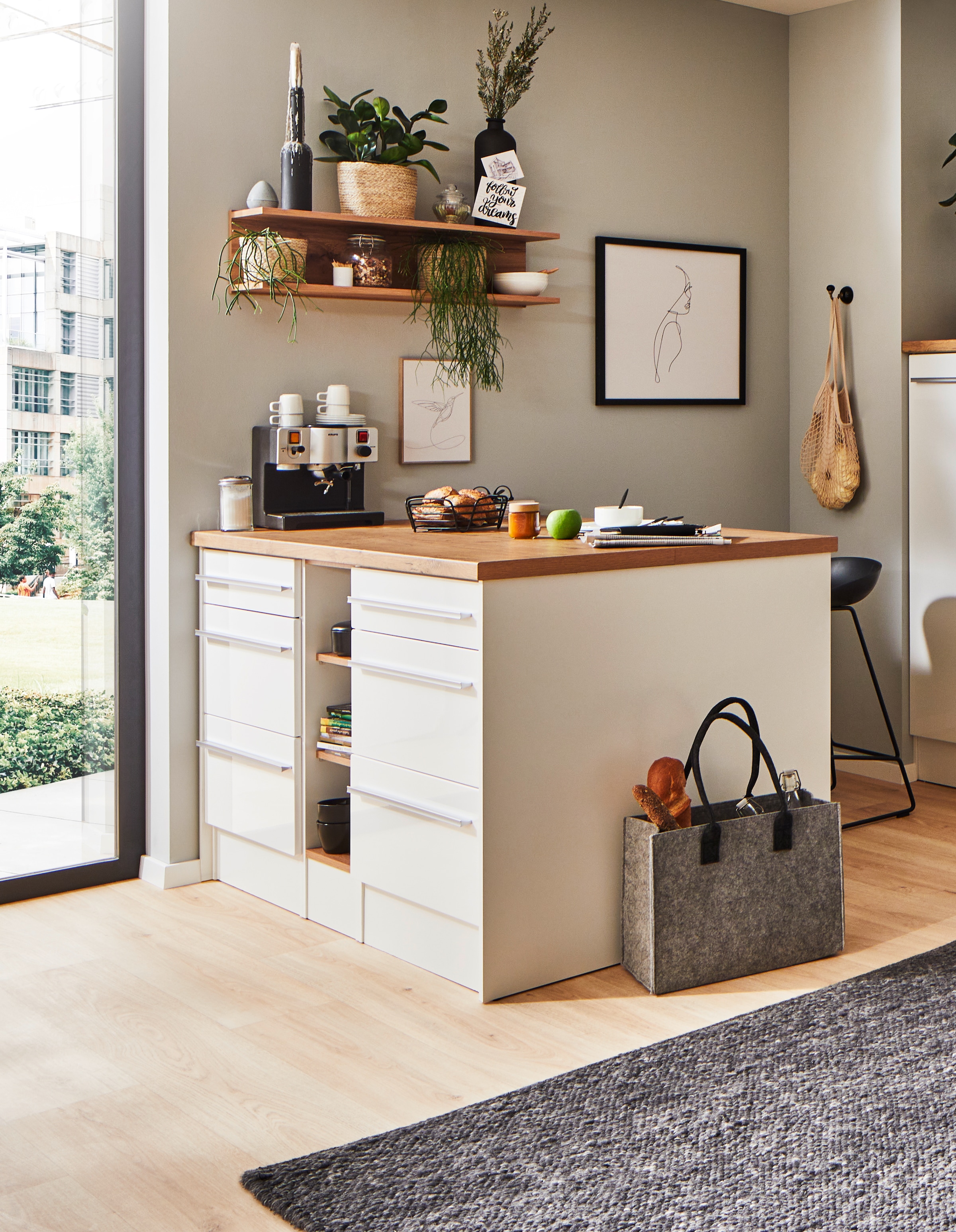 RESPEKTA Kücheninsel »Gabriel« Breite 150 cm, mit Soft-Close