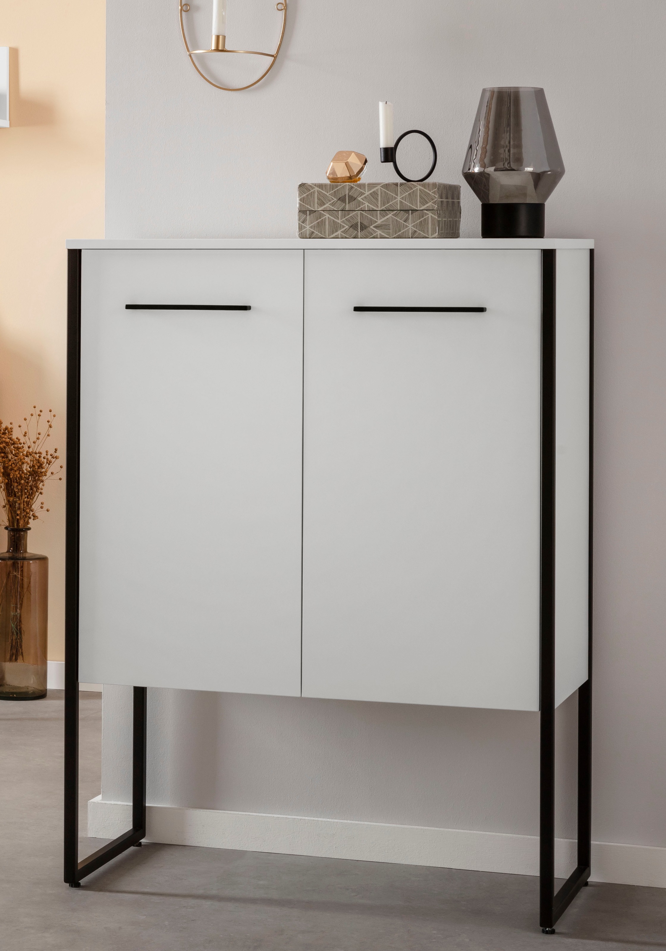 Image of Places of Style Kommode »Pariso«, Gestell aus Metall, Breite 80 cm bei Ackermann Versand Schweiz