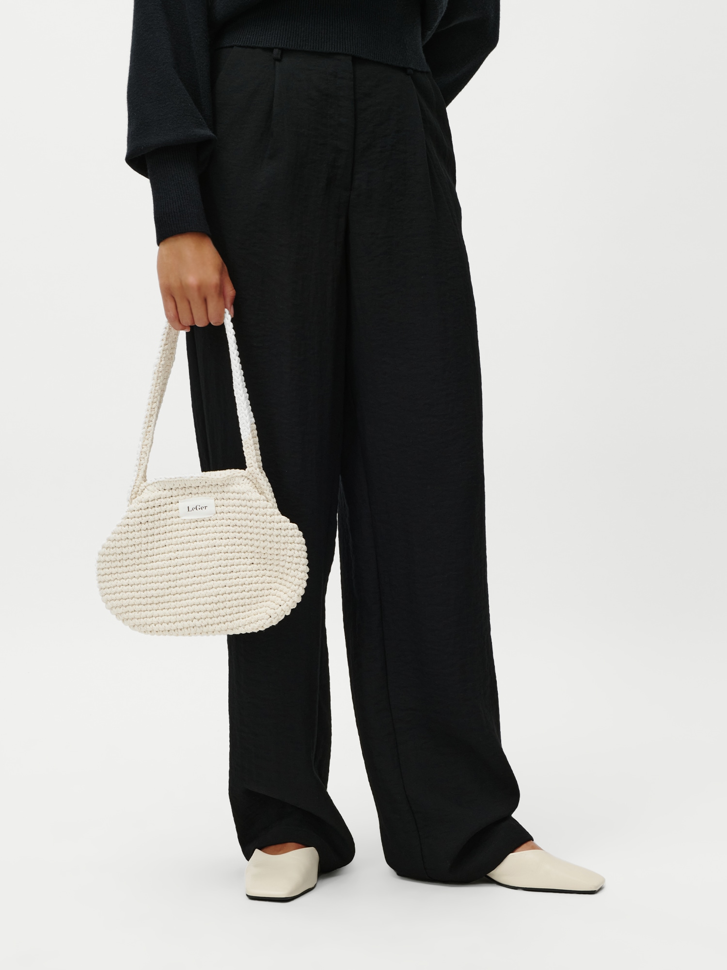 LeGer Sac à main »Perle Bag« in Häkeloptik