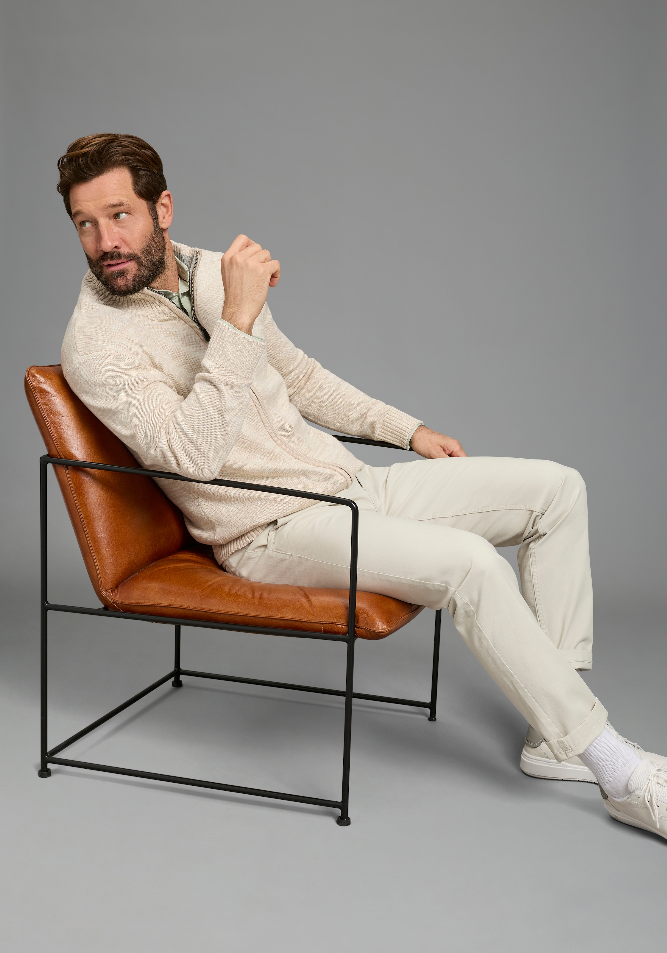 Man's World Veste en tricot »in vielen Farben!  Preis- Leistungsbestseller« en mélange de coton, coupe confortable