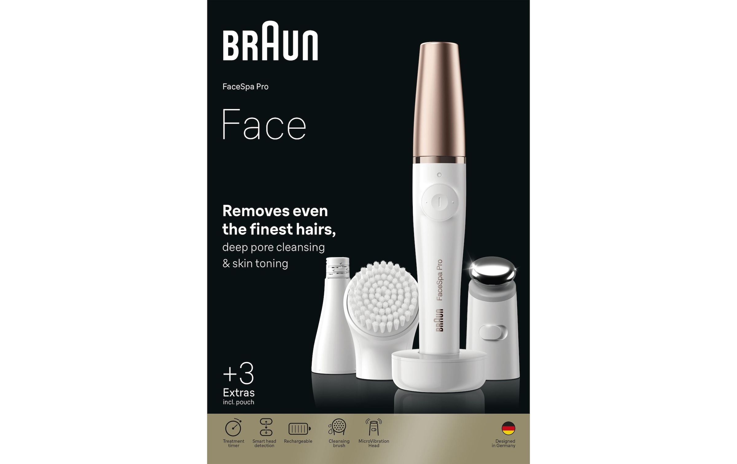 Braun Anti-Aging-Gerät »Gesichtsreiniger FaceSpa Pro SE 911«