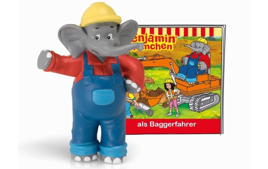 Image of tonies Hörspielfigur "Benjamin Blümchen – Als Baggerfahrer"