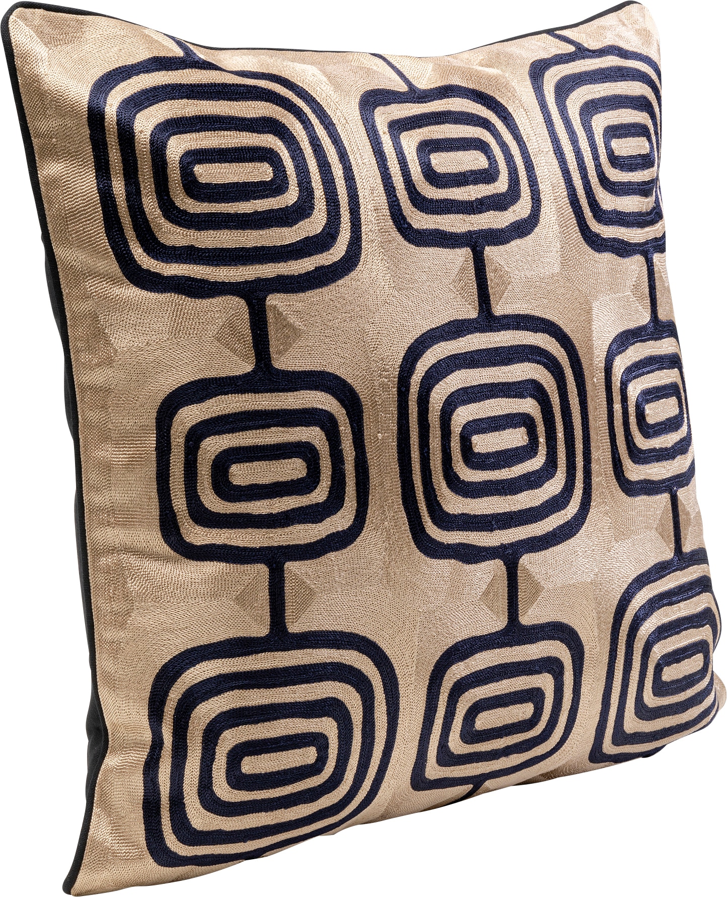 Kare Design Coussin décoratif »Catena Square, Kissenhülle mit Füllung, 50x50 cm« stützt Kopf und Nacken angenehm und sorgt für erholsamen Schlaf