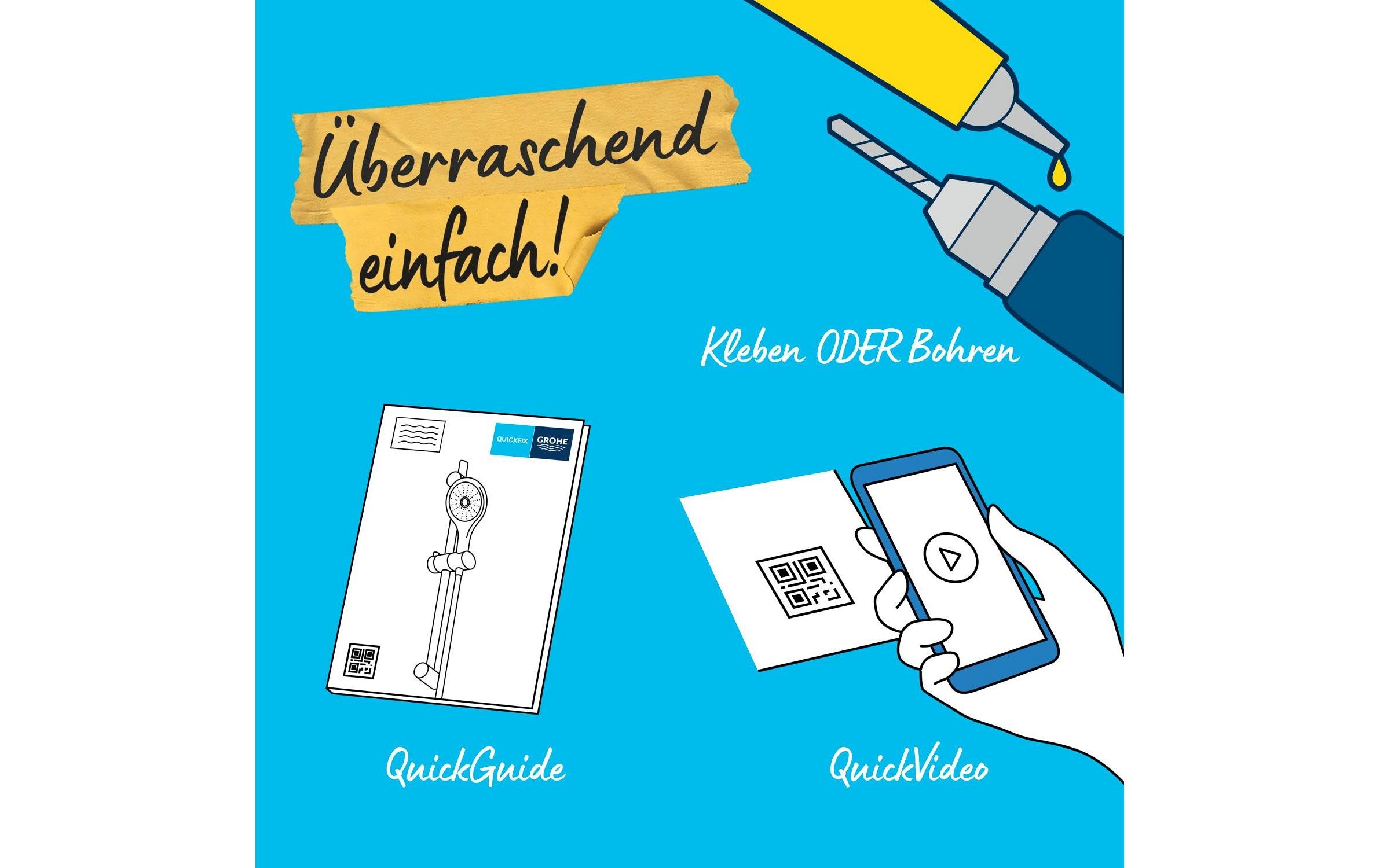Grohe Duschsystem »Vitalio Comfort 110«, Ohne Mischer