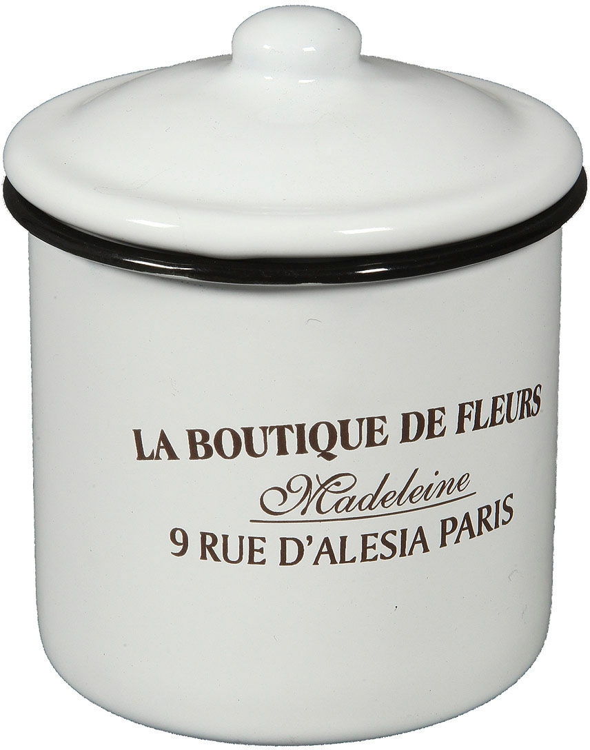 Image of Ambiente Haus Dose "Behälter mit Deckel aus Emaille"