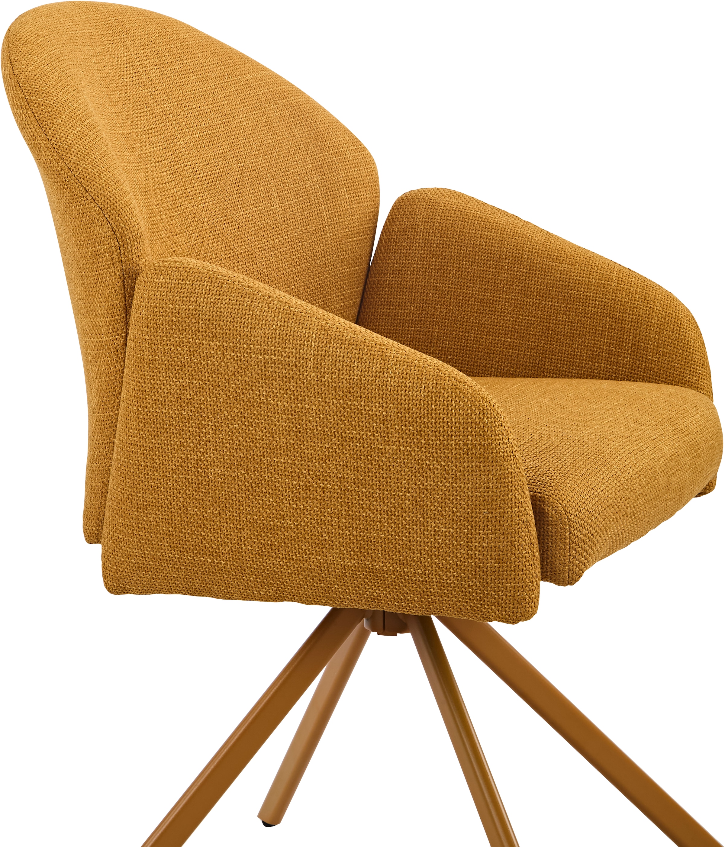 HELA Armlehnstuhl »HOLLY« (Set) 1 Stk.360° drehbar, Armlehnen, Gestell angepasst, Swing Back Komfortrücken