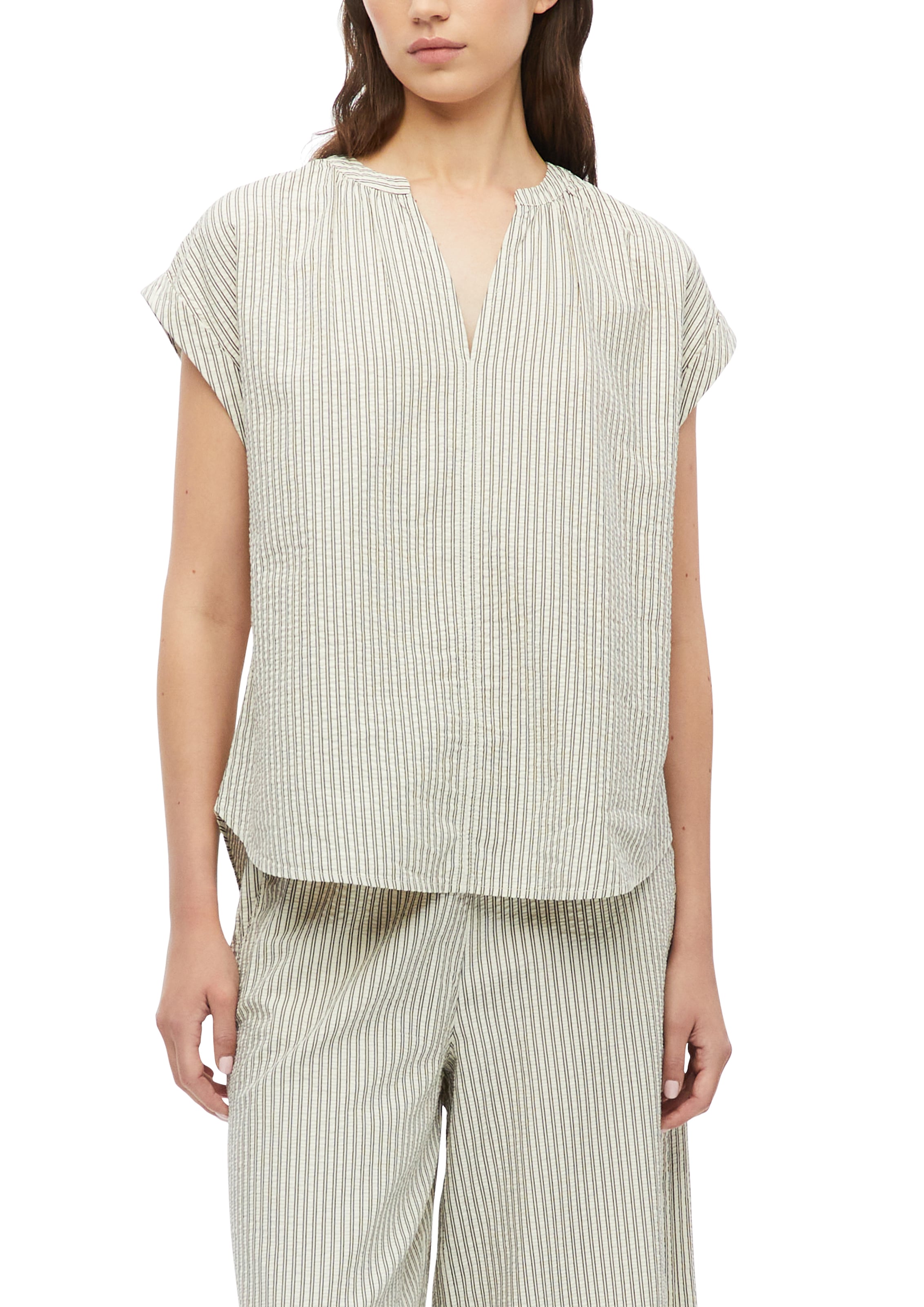 Image of s.Oliver Kurzarmbluse Sommerhose im Streifenlook