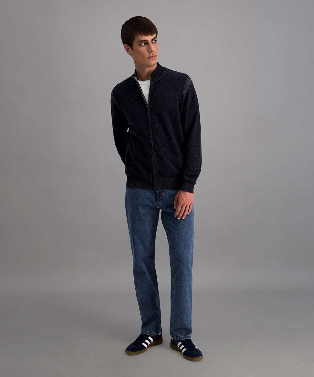 Pioneer Authentic Jeans Strickjacke aus Baumwolle