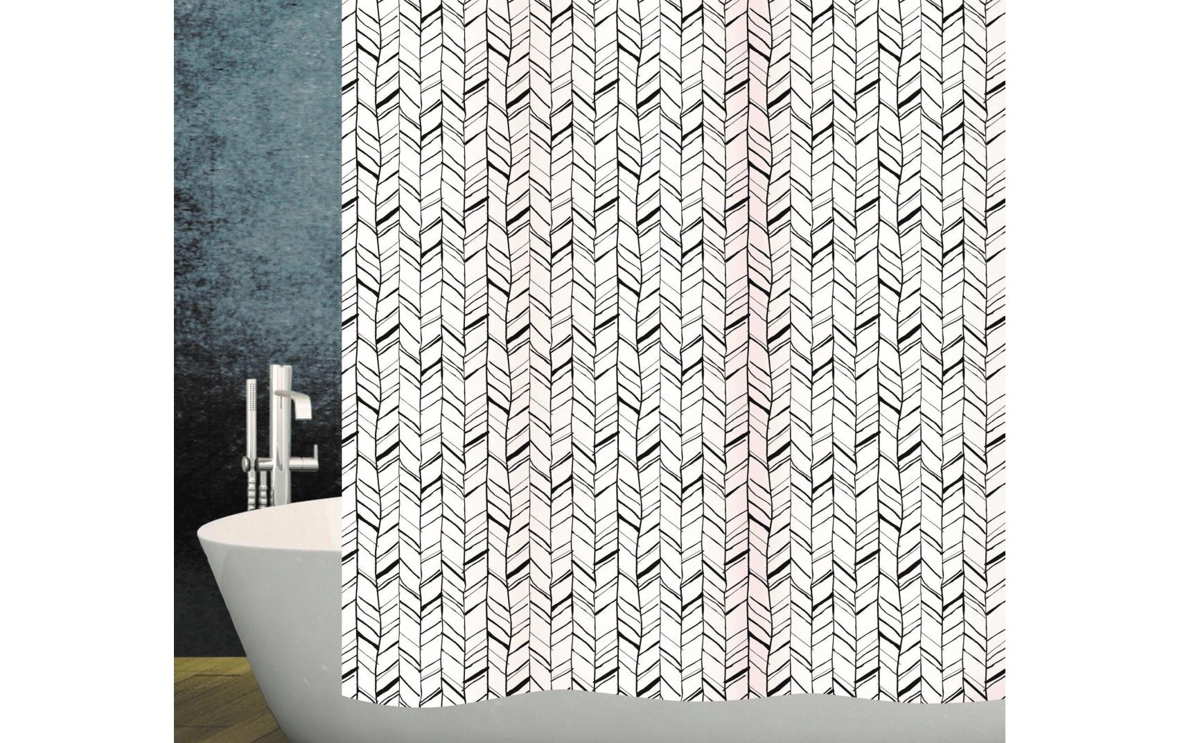 diaqua® Rideau de douche »Chevron« Breite 120 cm