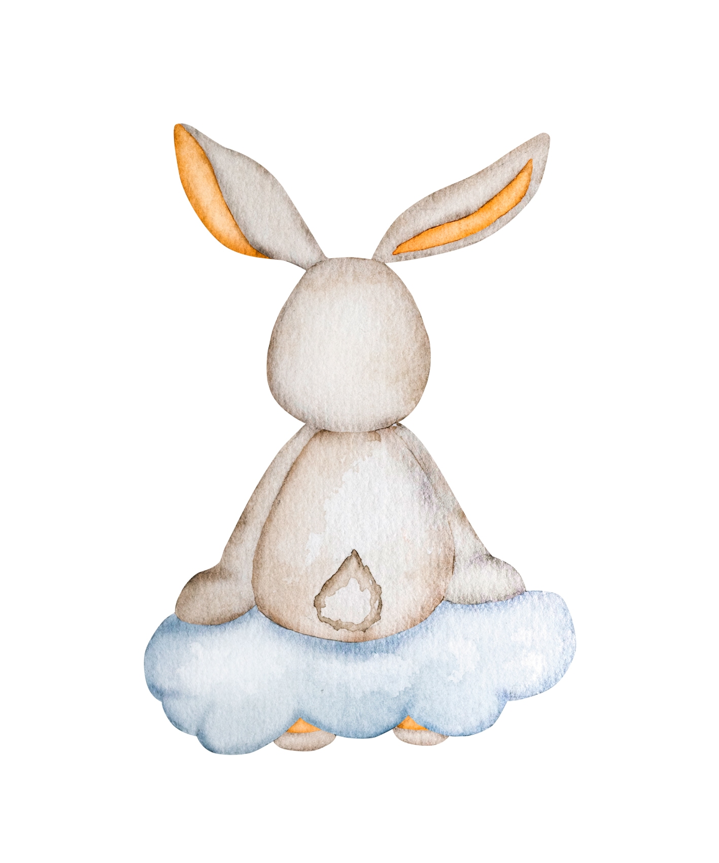Lüttenhütt Bild mit Rahmen »oder Poster, Hase auf Wolke« Fantasy | Tiere 1 Stk. tlg. HD Premium Druck
