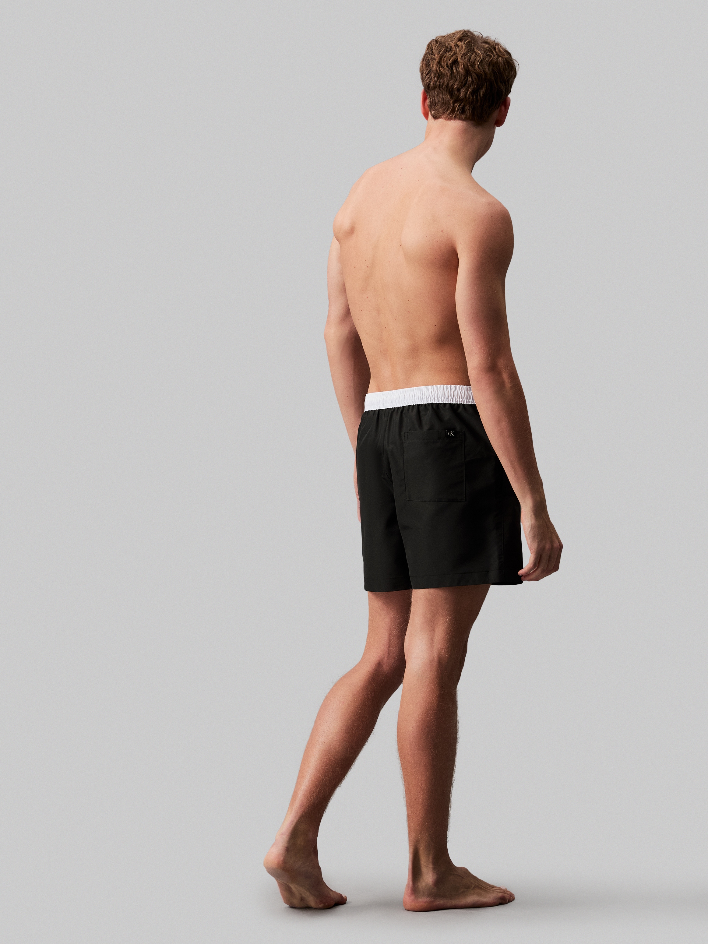 Calvin Klein Swimwear Badeshorts »MEDIUM DRAWSTRING«, mit Logodruck