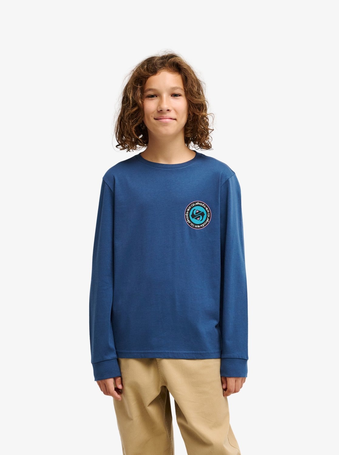 Image of Quiksilver Langarmshirt "EV DUALITY LS Y" für Kinder, sportlicher Stil, aus Baumwolle