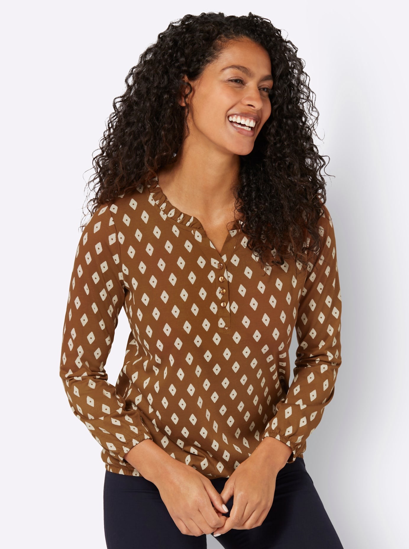 Inspirationen Langarmshirt "Druck-Shirt" 1 Stk.