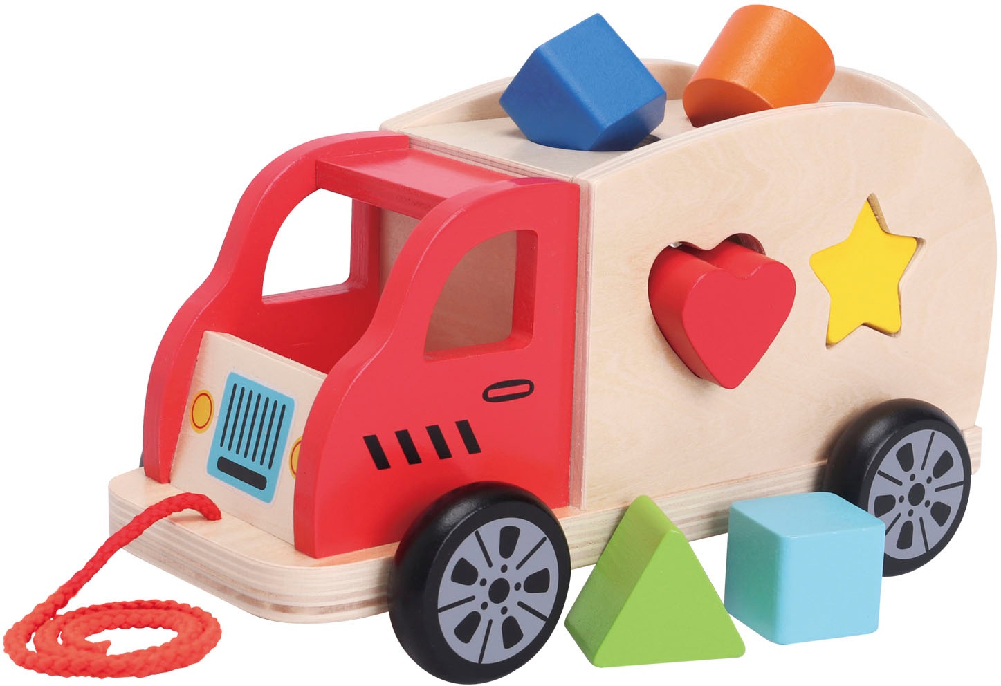 New Classic Toys® Nachziehfahrzeug »Educational, Zieh- Und Sortierspiel Lkw - 6... kaufen