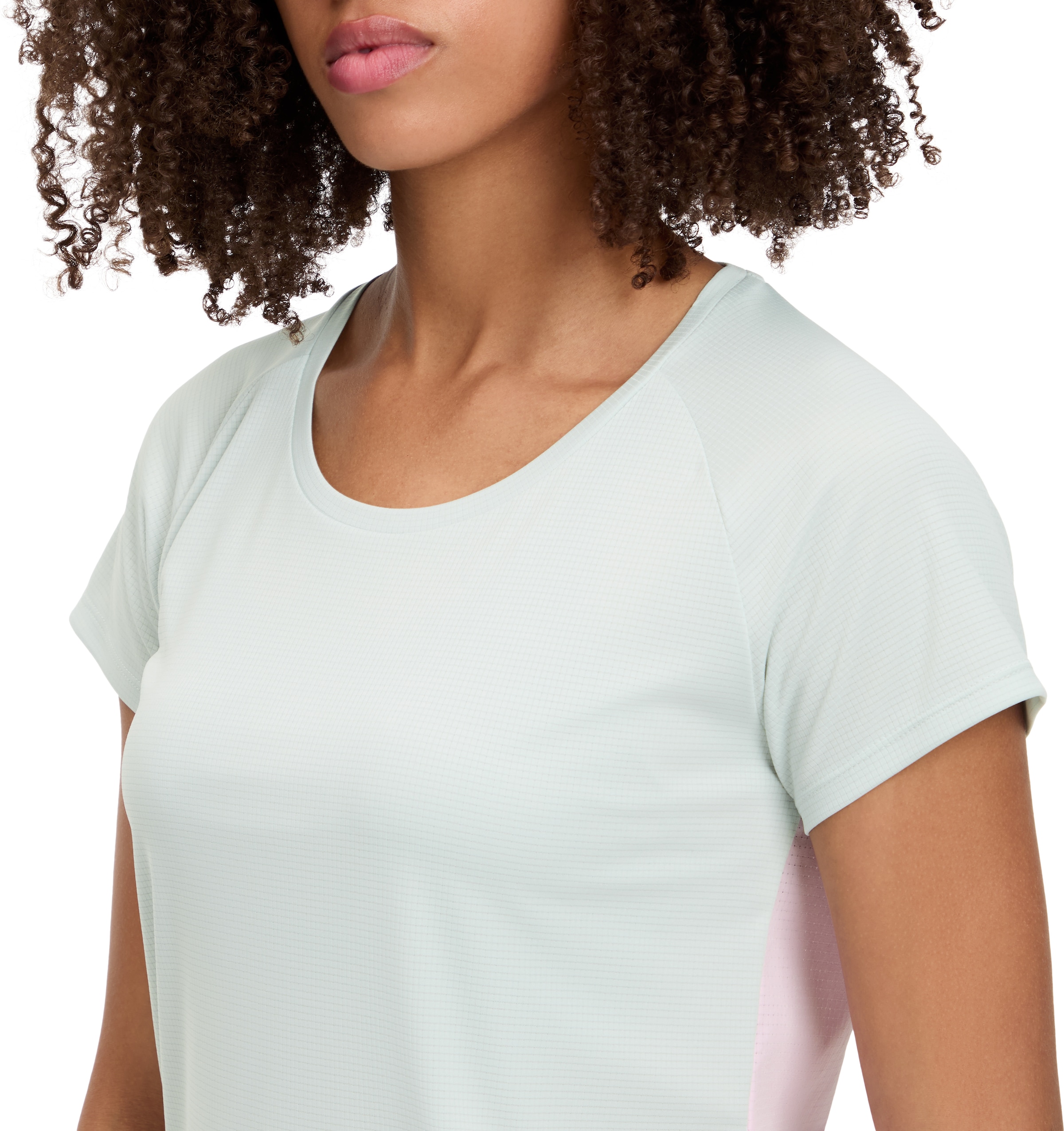 Energetics T-shirt de course »DA.-T-SHIRT SHORT SLEEVE W« manches courtes, col rond avec bordure, en polyester