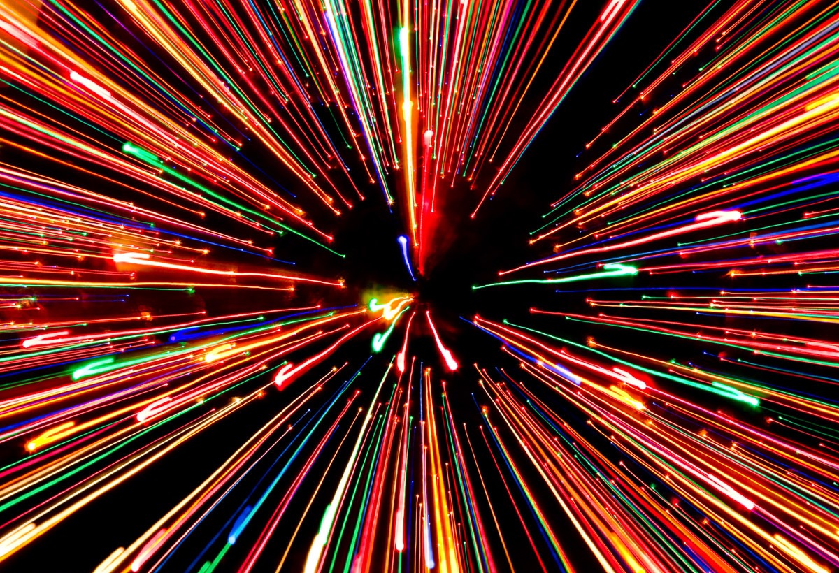 Image of Papermoon Fototapete "Abstrakte streifende Lichter"