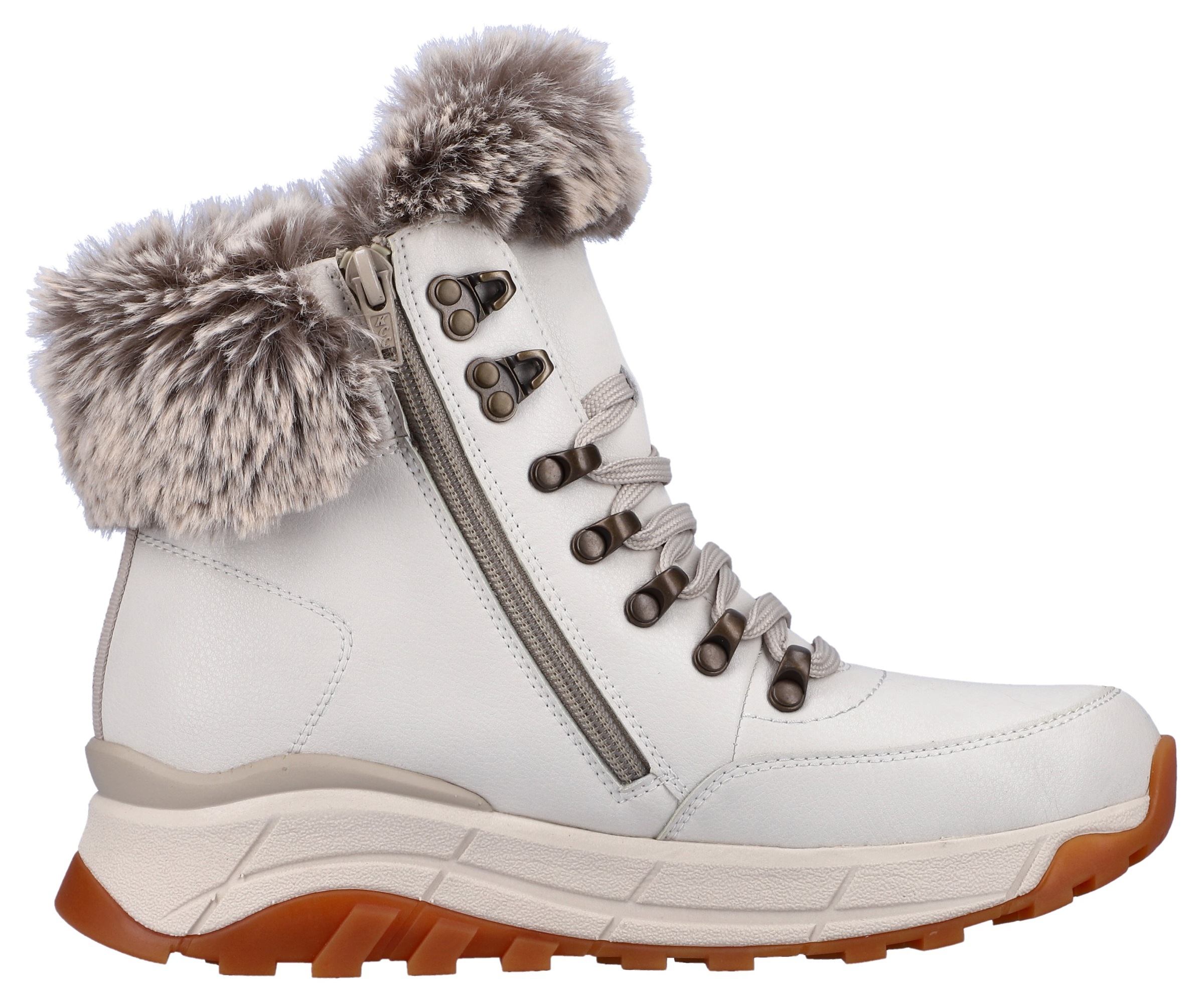 RIEKER Sport Winterboots, Hightop Sneaker, Schnürboots, Winterschuh mit Lammwollfutter