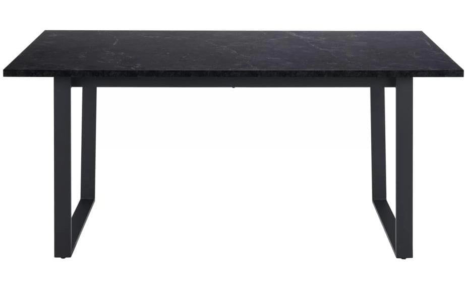 AC Design Table de salle à manger »Amble 60 x 90 x 74 cm, Schwarz«