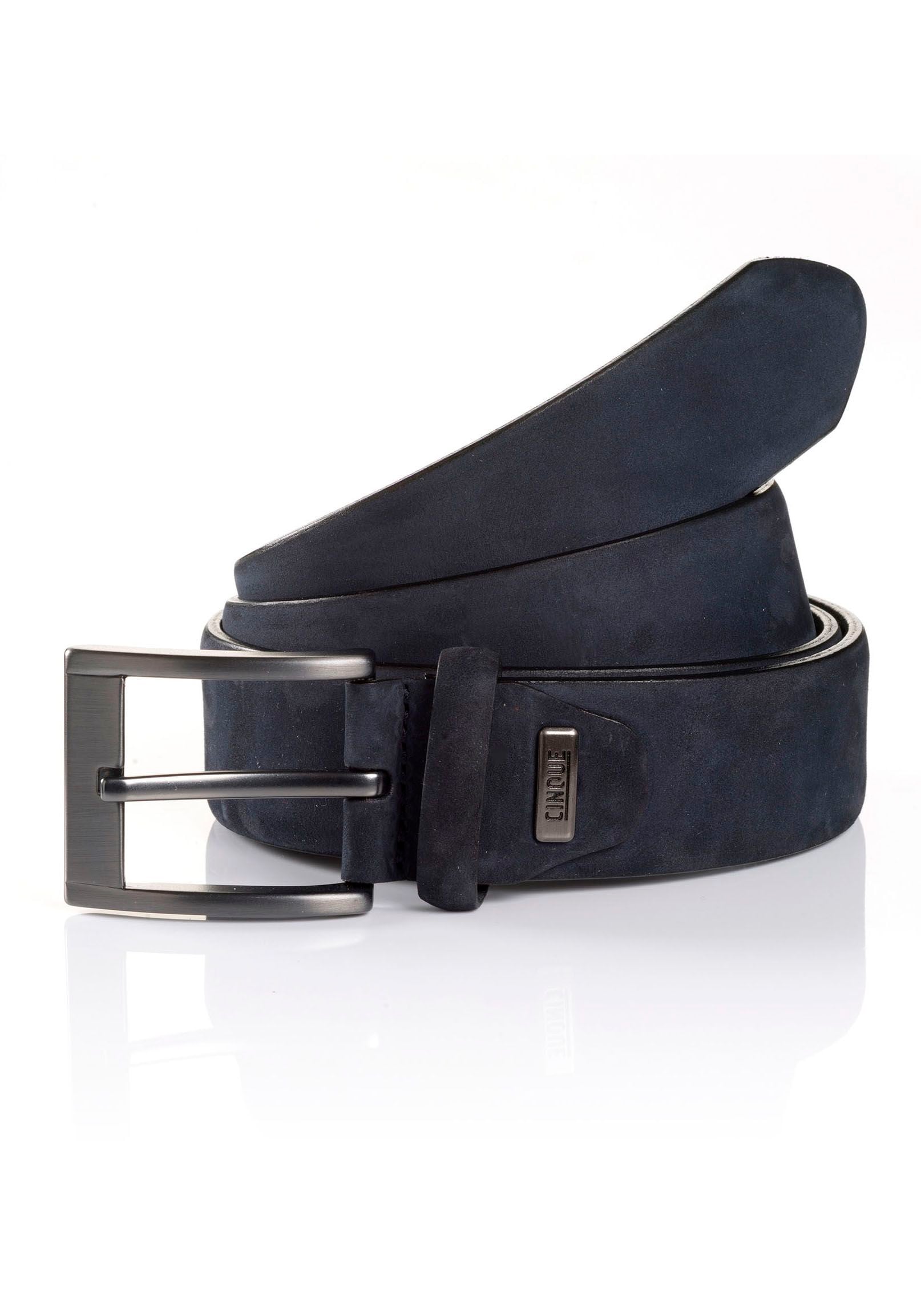 Image of Cinque Ledergürtel "TORTOLI" Veloursleder-Optik