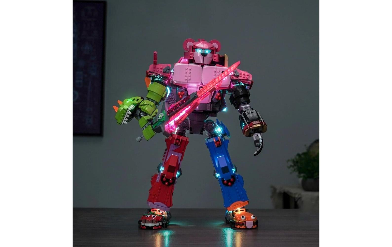 Image of Steinbaukasten "BrickBling LED-Licht-Set für LEGO 77078 Fortnite Mecha Anführer"