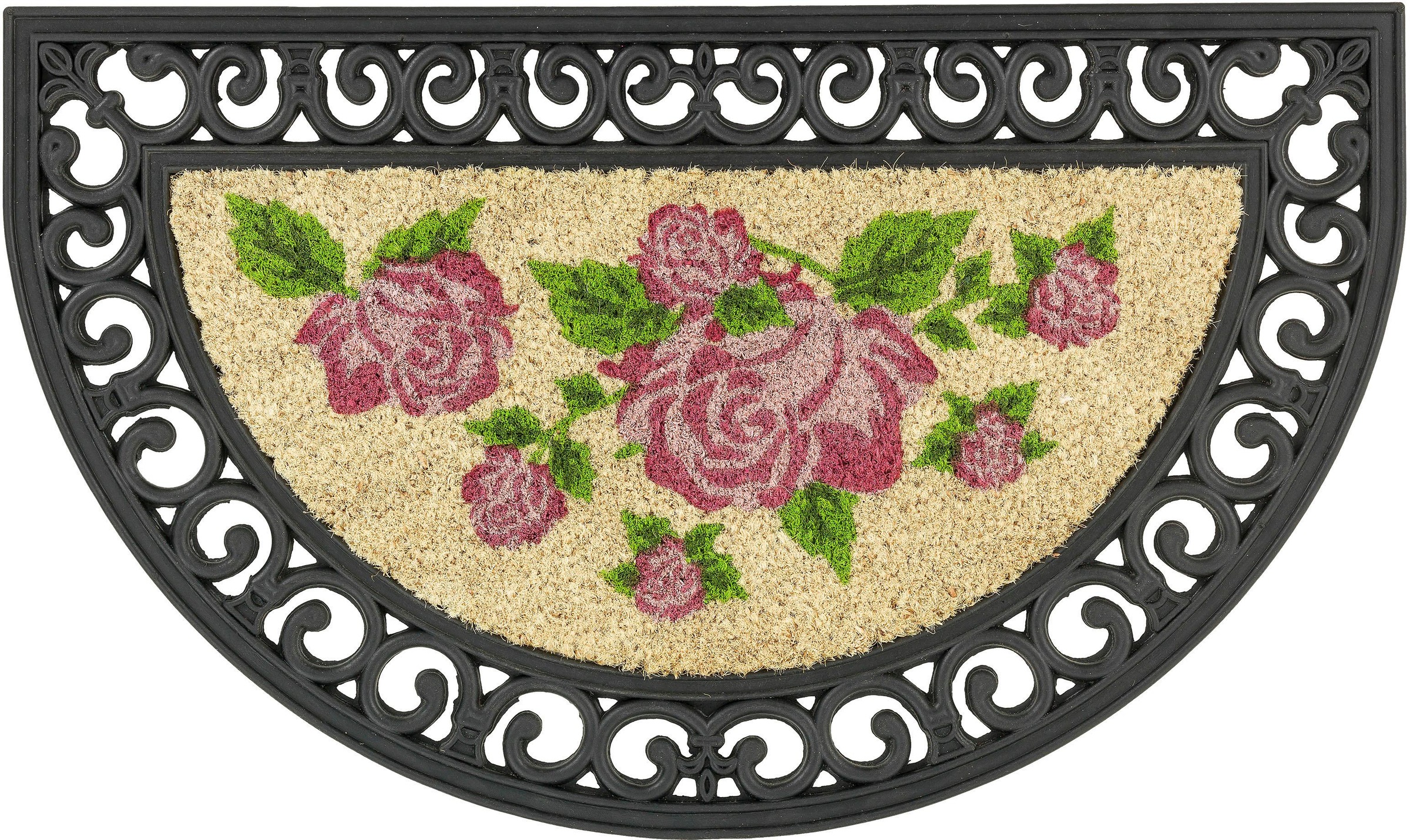 Image of ASTRA Fussmatte »Coco Relief 15«, rechteckig, 12 mm Höhe, Schmutzfangmatte, halbrund, Kokos bei Ackermann Versand Schweiz