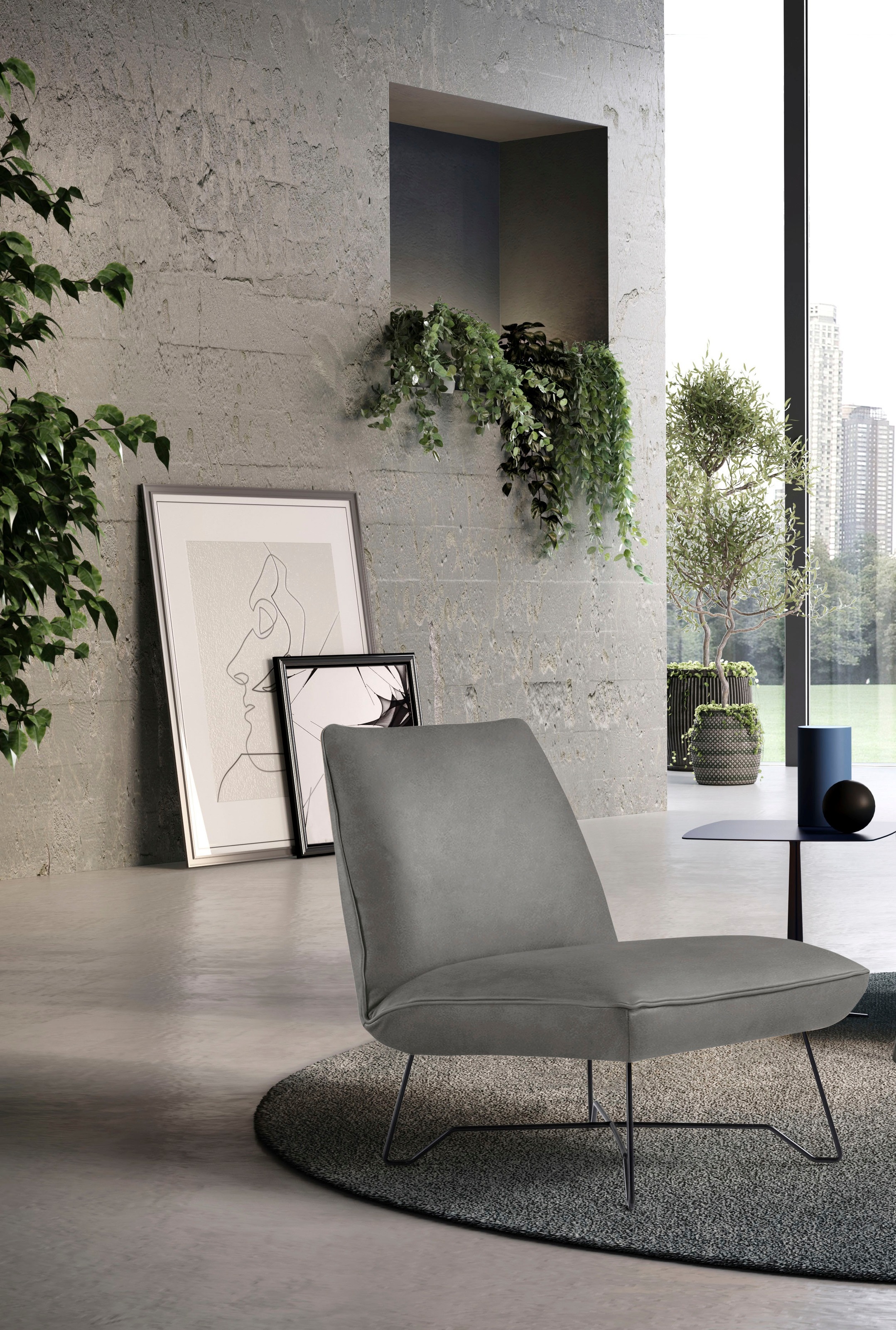 Egoitaliano Sessel »Lia Loungesessel, elegant und stylisch, toller Sitzkomfort«, extravaganter Designsessel, Solitärsessel