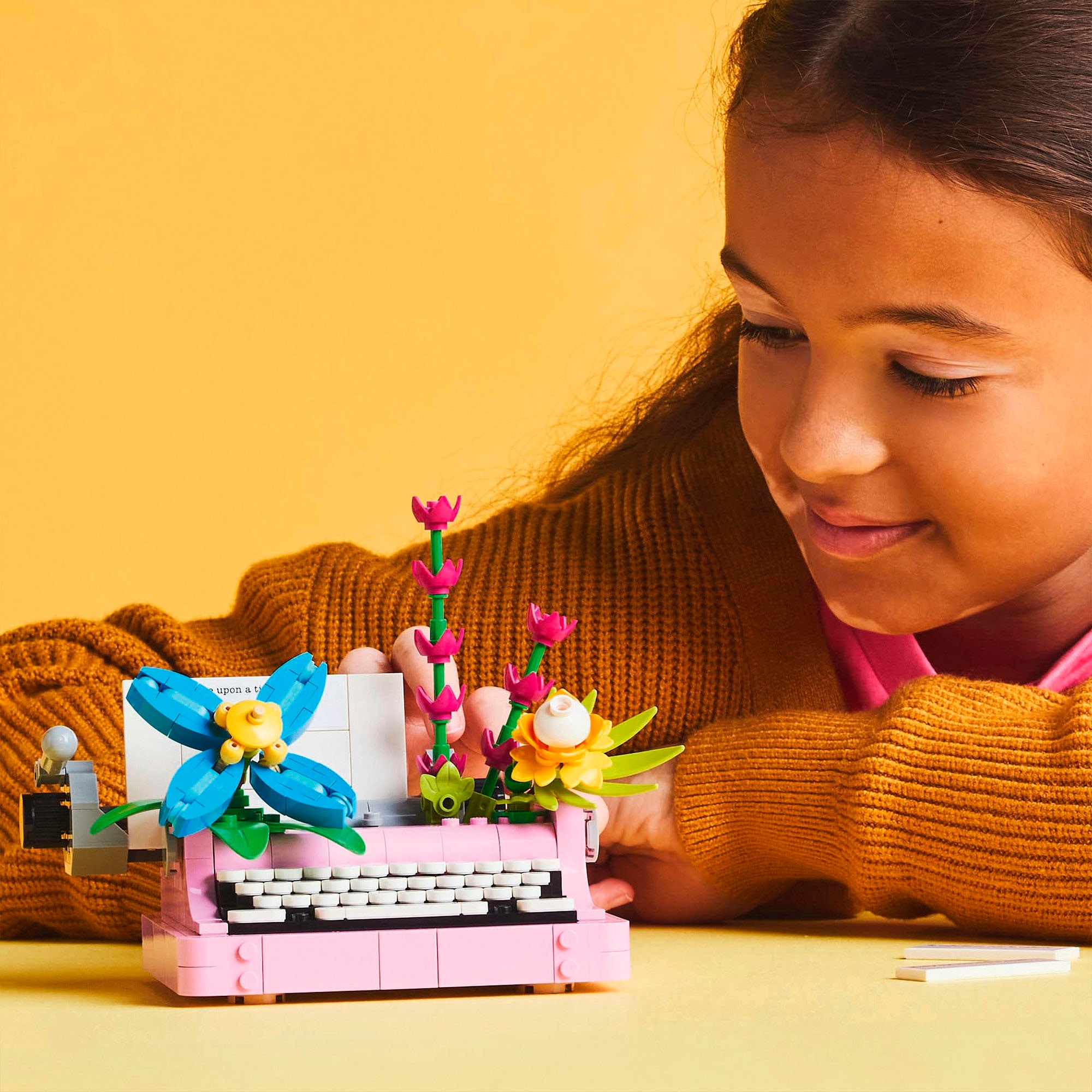 LEGO® Konstruktionsspielsteine »Schreibmaschine mit Blumen (31169), LEGO Creator« Made in Europe
