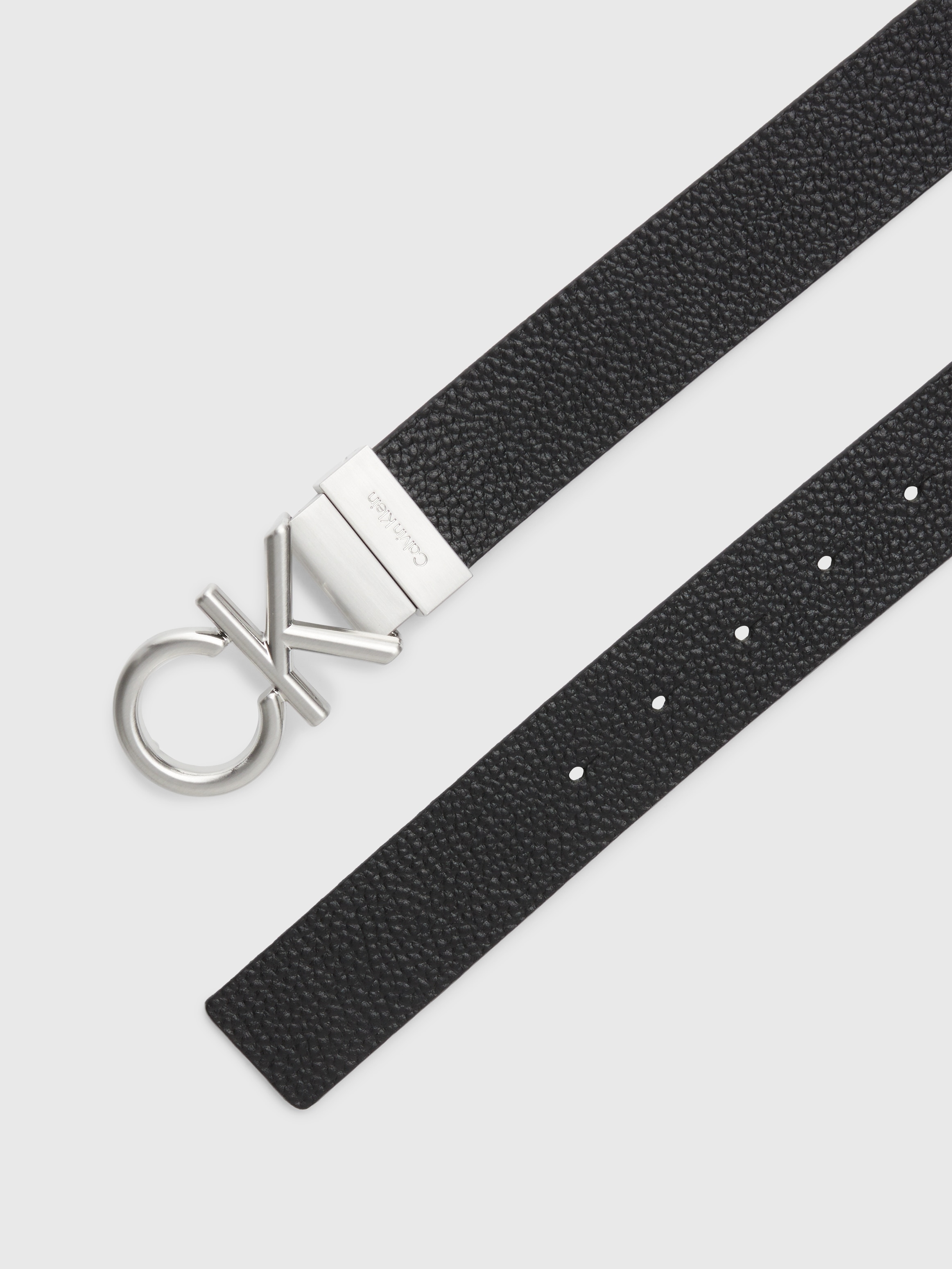 Calvin Klein Ledergürtel »ADJ/REV CK METAL«