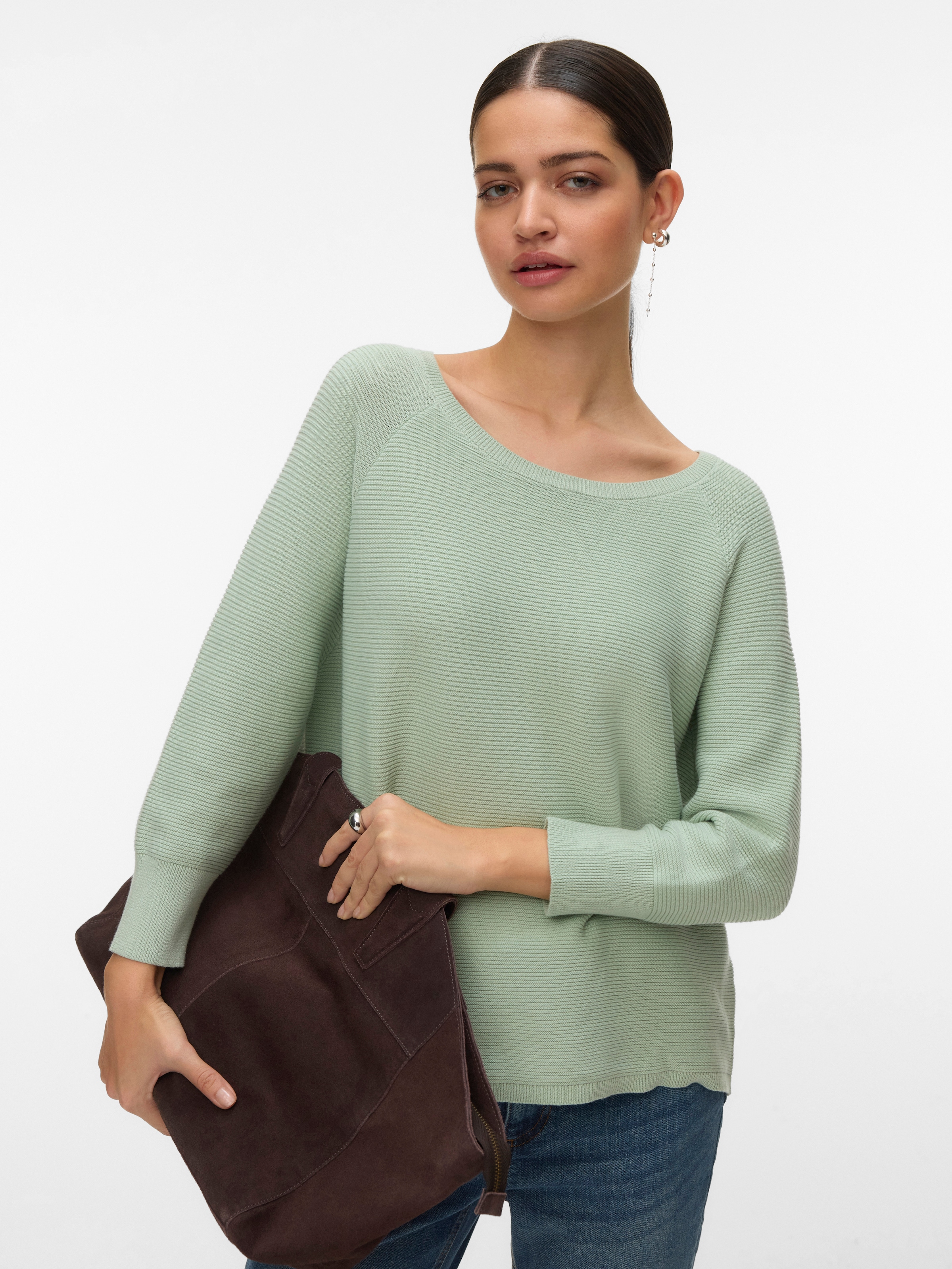Vero Moda Pull en tricot »VMNEW NORA 3/4 BOATNECK PULLOVER NOOS«