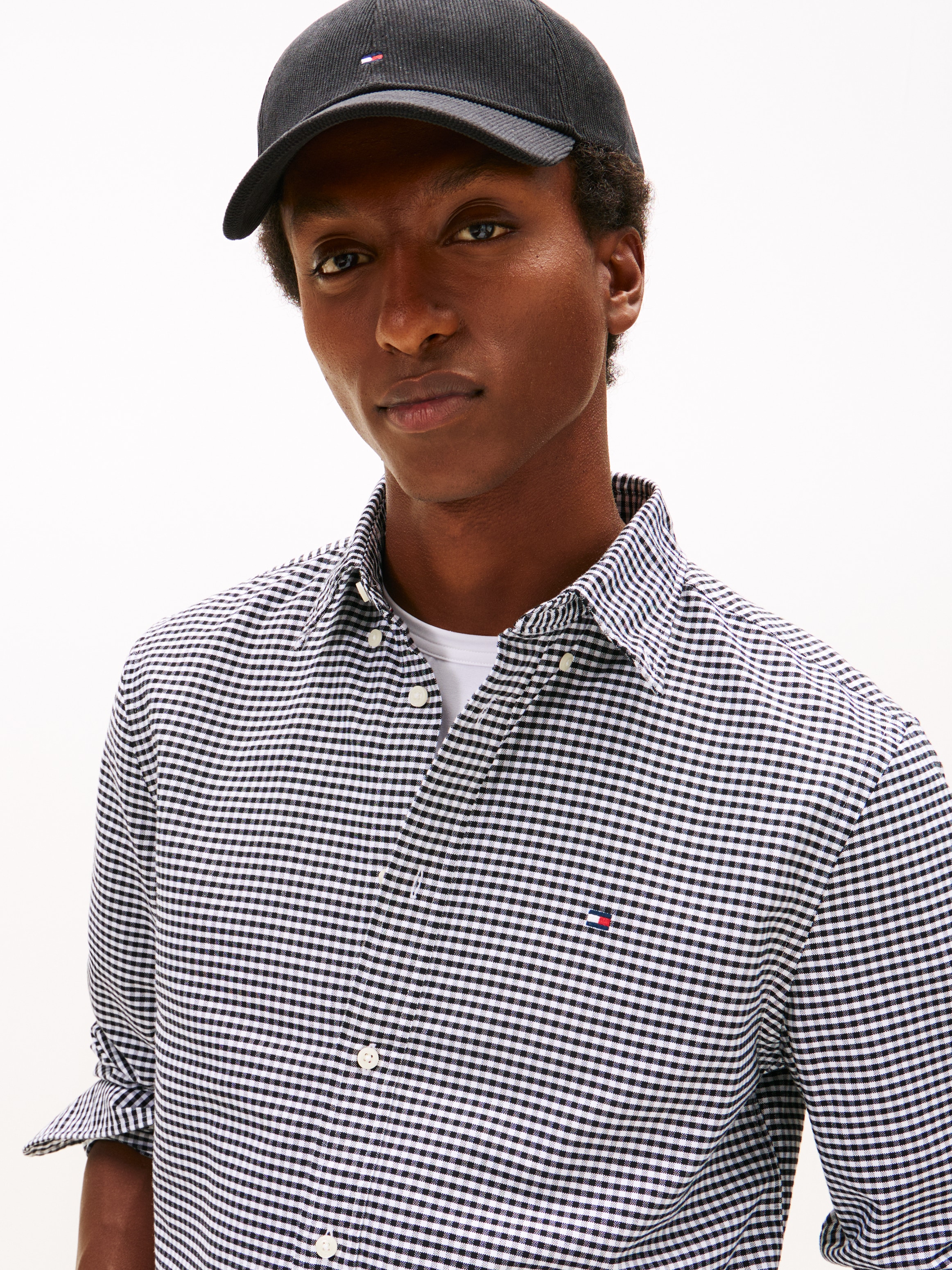 Tommy Hilfiger Chemise à manches longues »HERITAGE OXFORD GINGHAM« coupe régulière, col boutonné, à carreaux