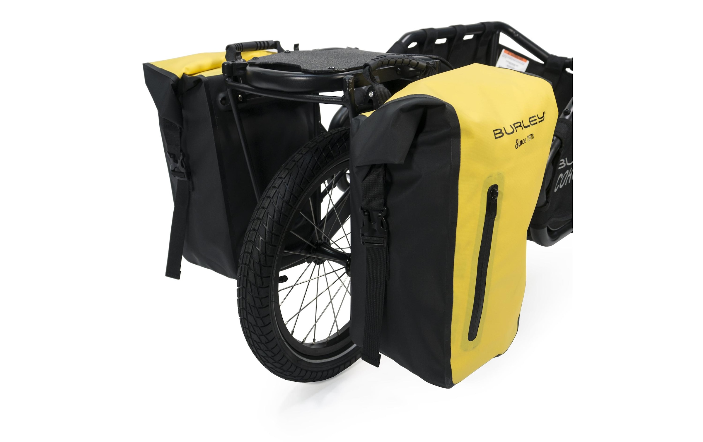 Burley Fahrradtasche »Pannier Set, gelb«