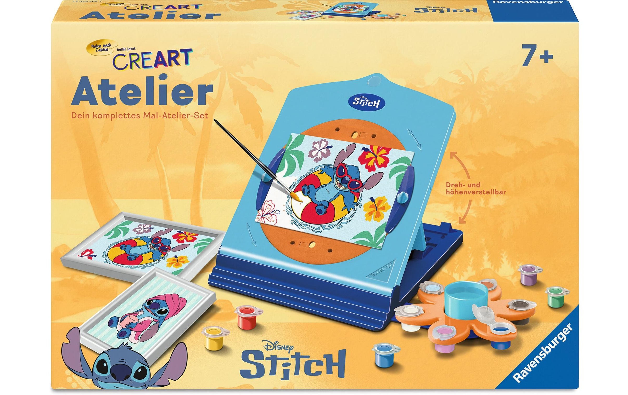 Ravensburger Peinture par numéros »CreArt, Atelier Disney Stitch« Made in Europe