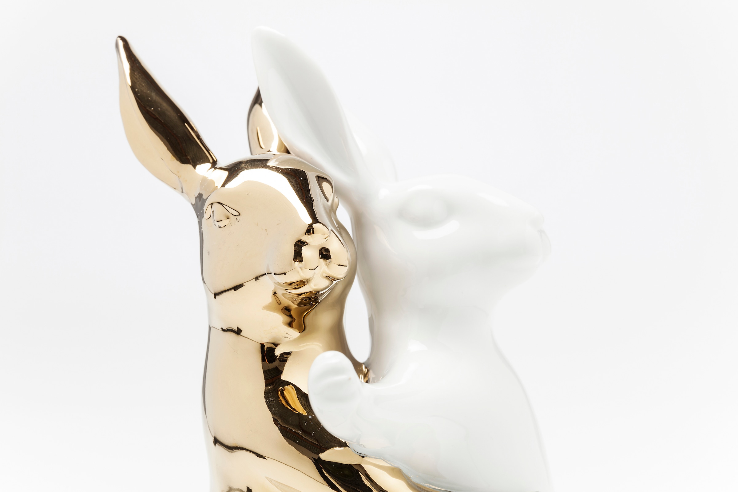 Kare Design Figurine de décoration »Deko Figur Hugging Rabbits Medium«