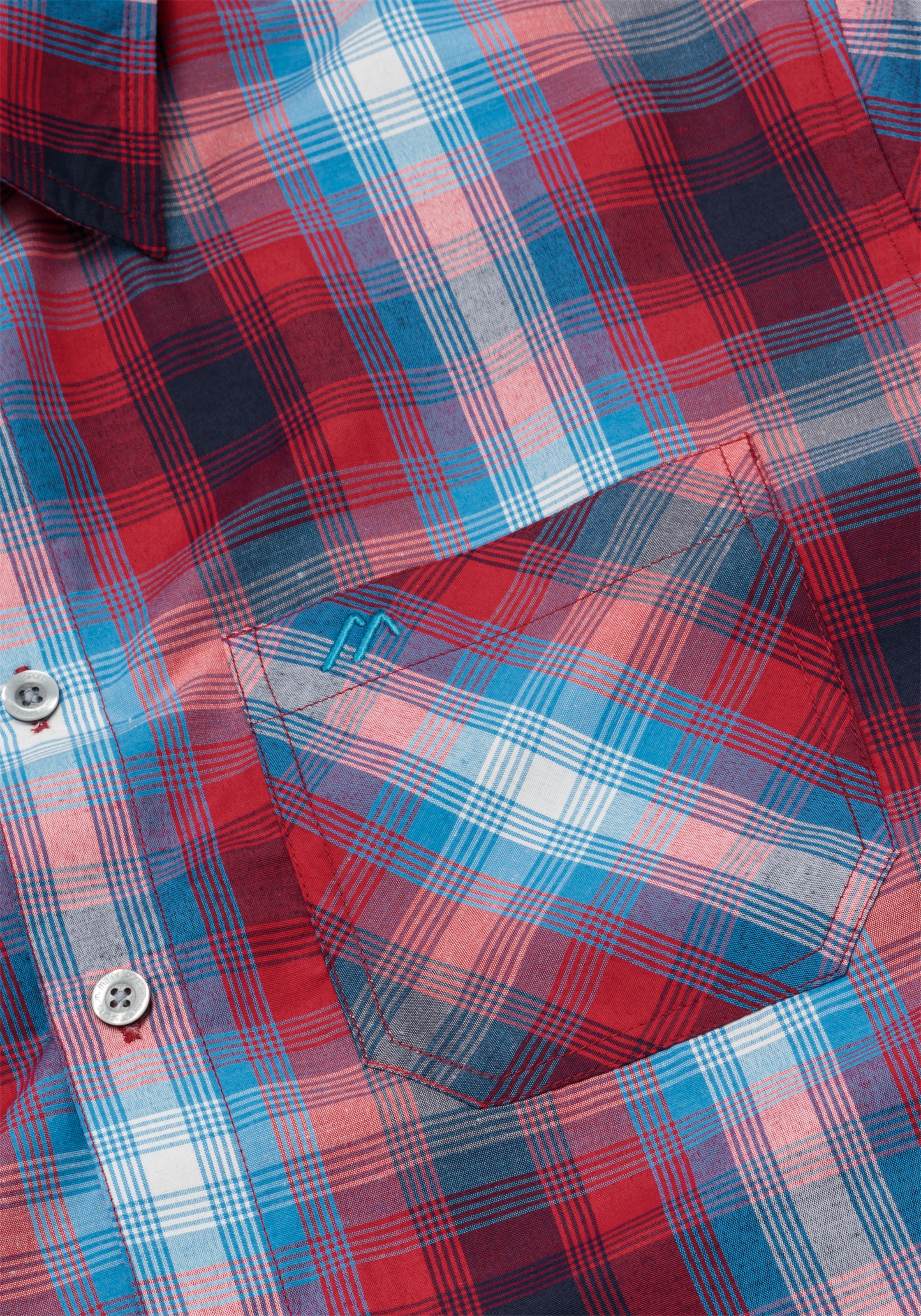 Maier Sports Chemisier fonctionnel »Claas« chemise homme manches longues, chemise décontractée à carreaux, coupe régulière