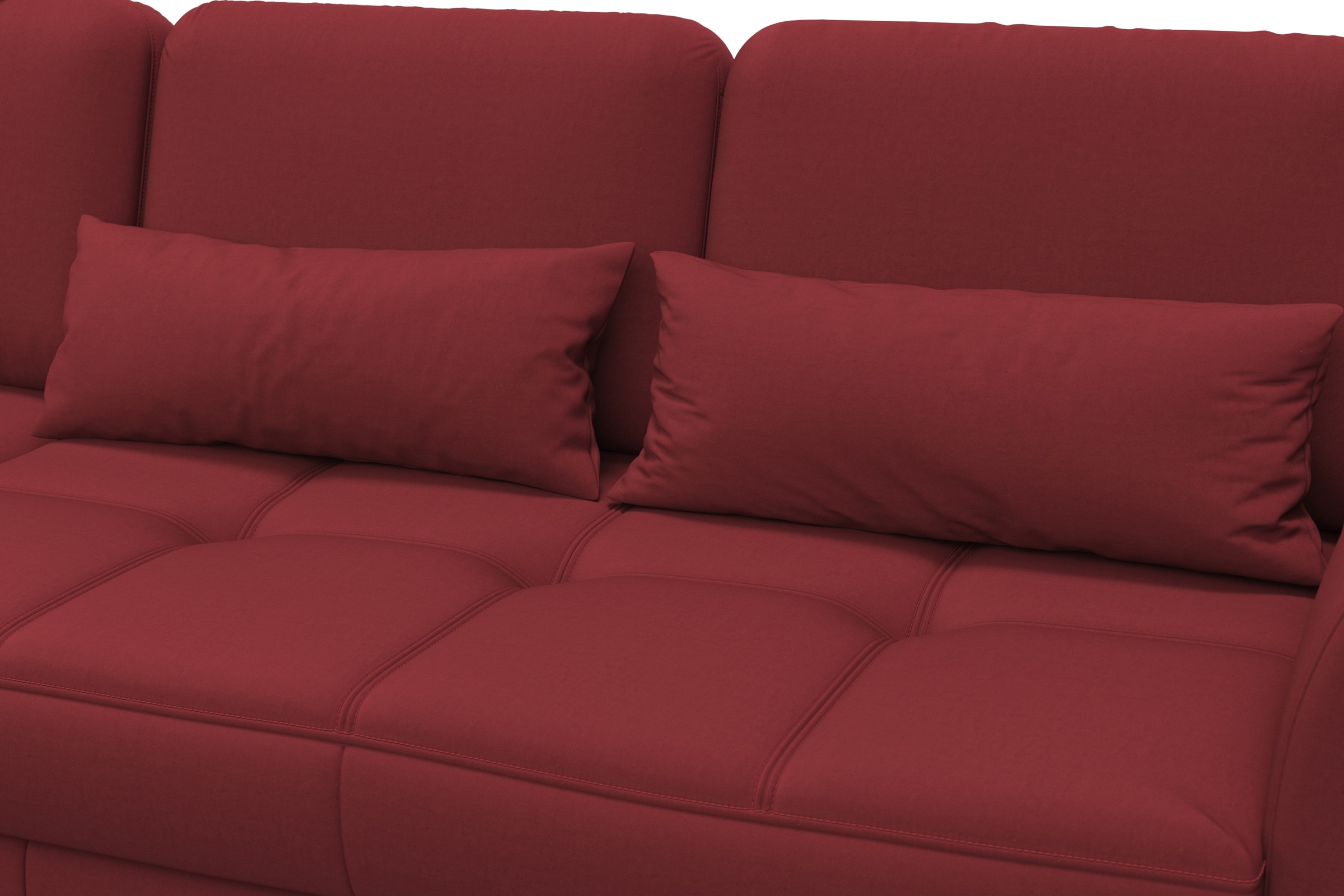 sit&more Ecksofa »Bendigo L-Form«, inklusive Sitztiefenverstellung, Bodenfreiheit 12 cm, in 2 Fussfarben