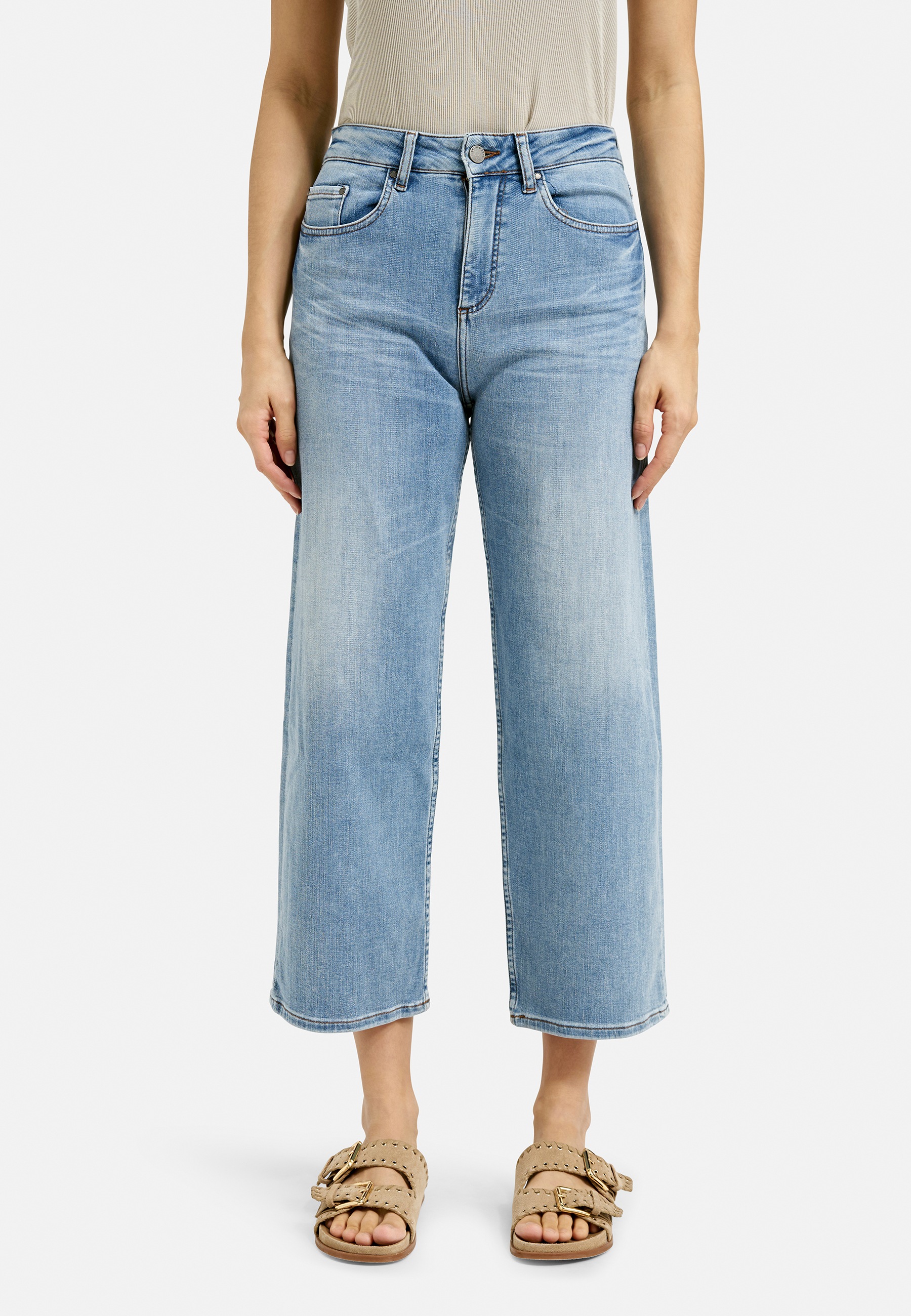 Image of Smith & Soul 7/8-Jeans Culotte, Cropped