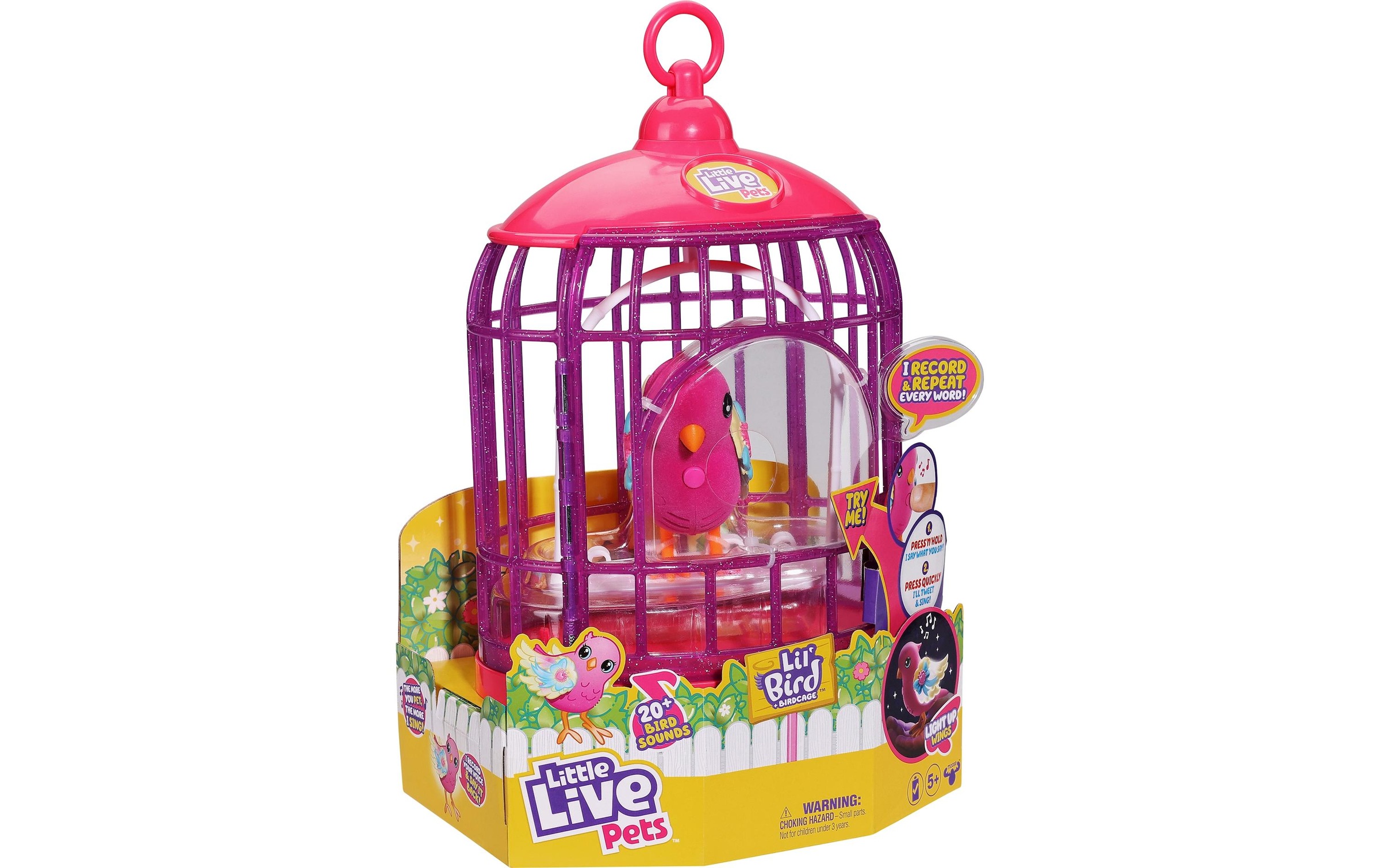 Moose Personnage de jeu »Lil Bird Vogel und Käfig Tiara«