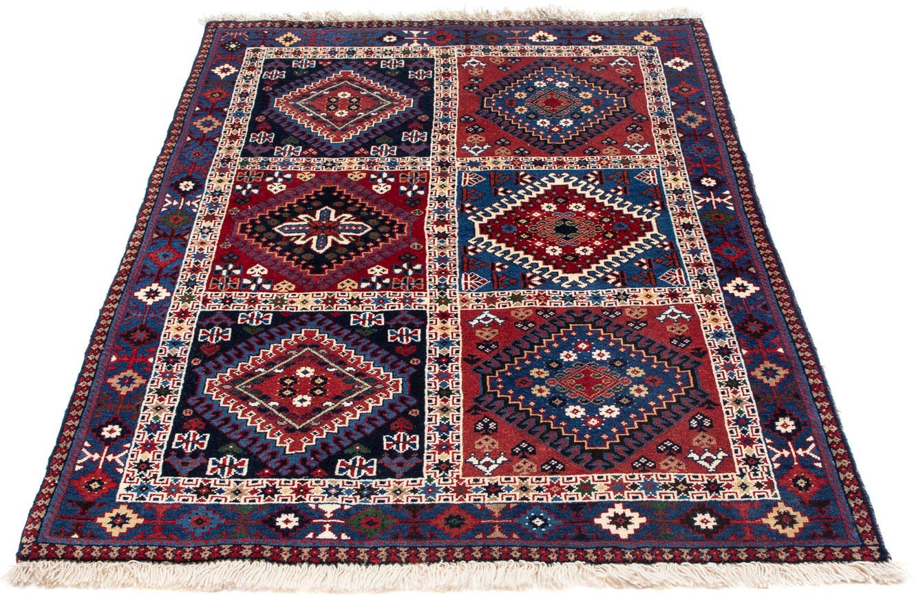 Image of morgenland Hochflor-Läufer »Yalameh Medaillon Rosso 384 x 71 cm«, rechteckig, 1 mm Höhe, Unikat mit Zertifikat bei Ackermann Versand Schweiz