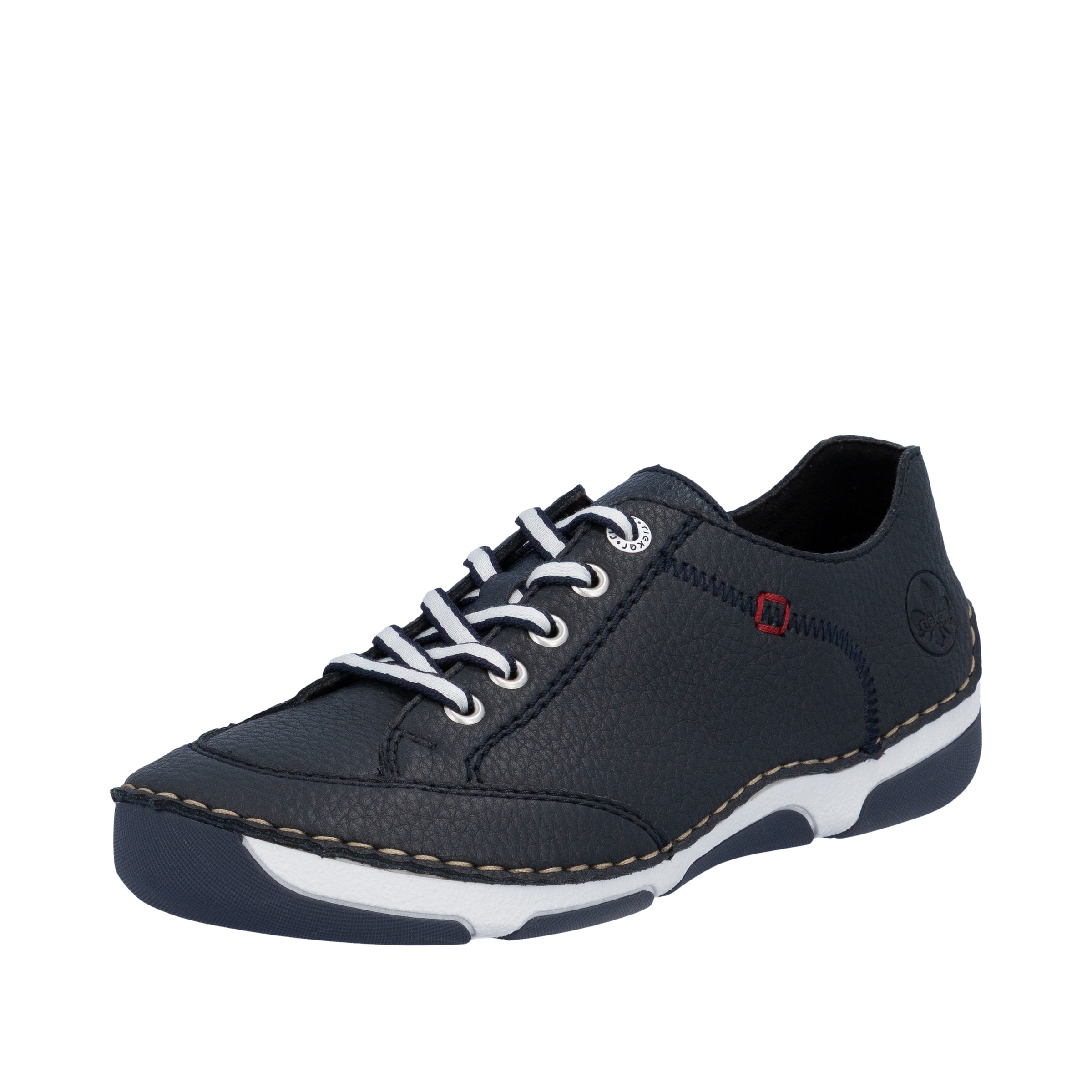 Image of Rieker Sneaker Halbschuh, Freizeitschuh, Schnürschuh mit Rahmennaht