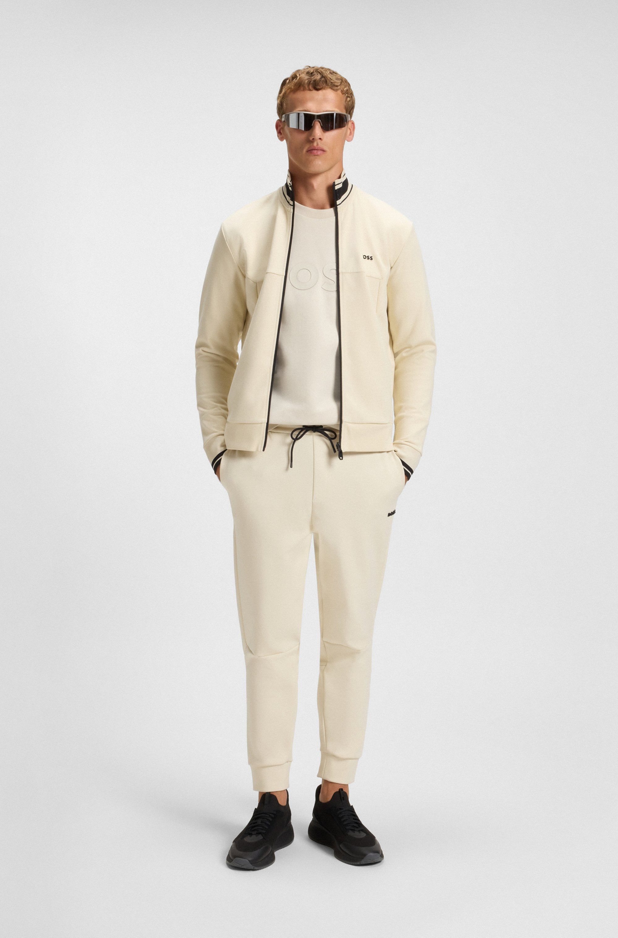 BOSS GREEN Sweatshirt »Salbo«, mit Logodruck
