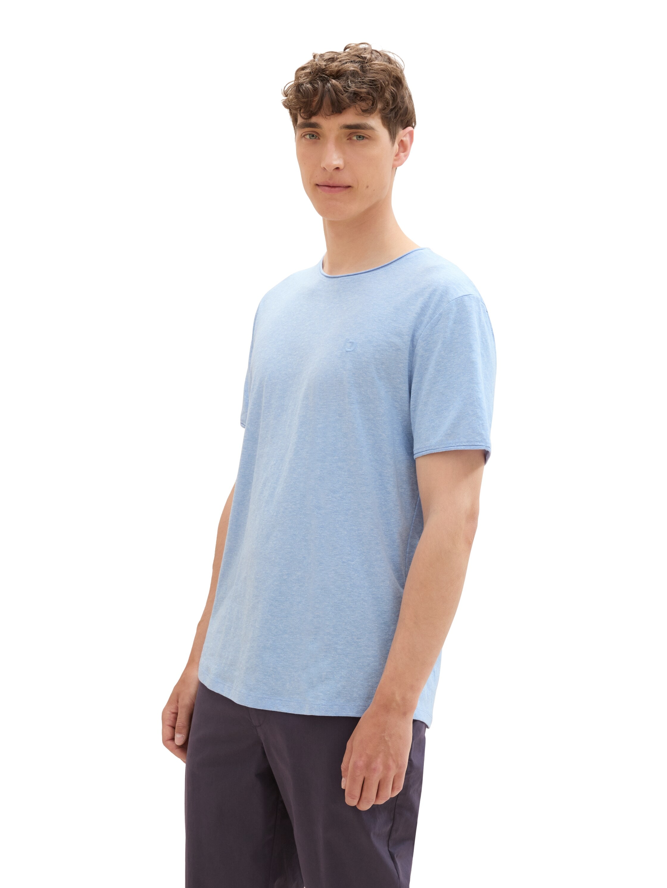 TOM TAILOR Denim T-Shirt, in Melange Optik