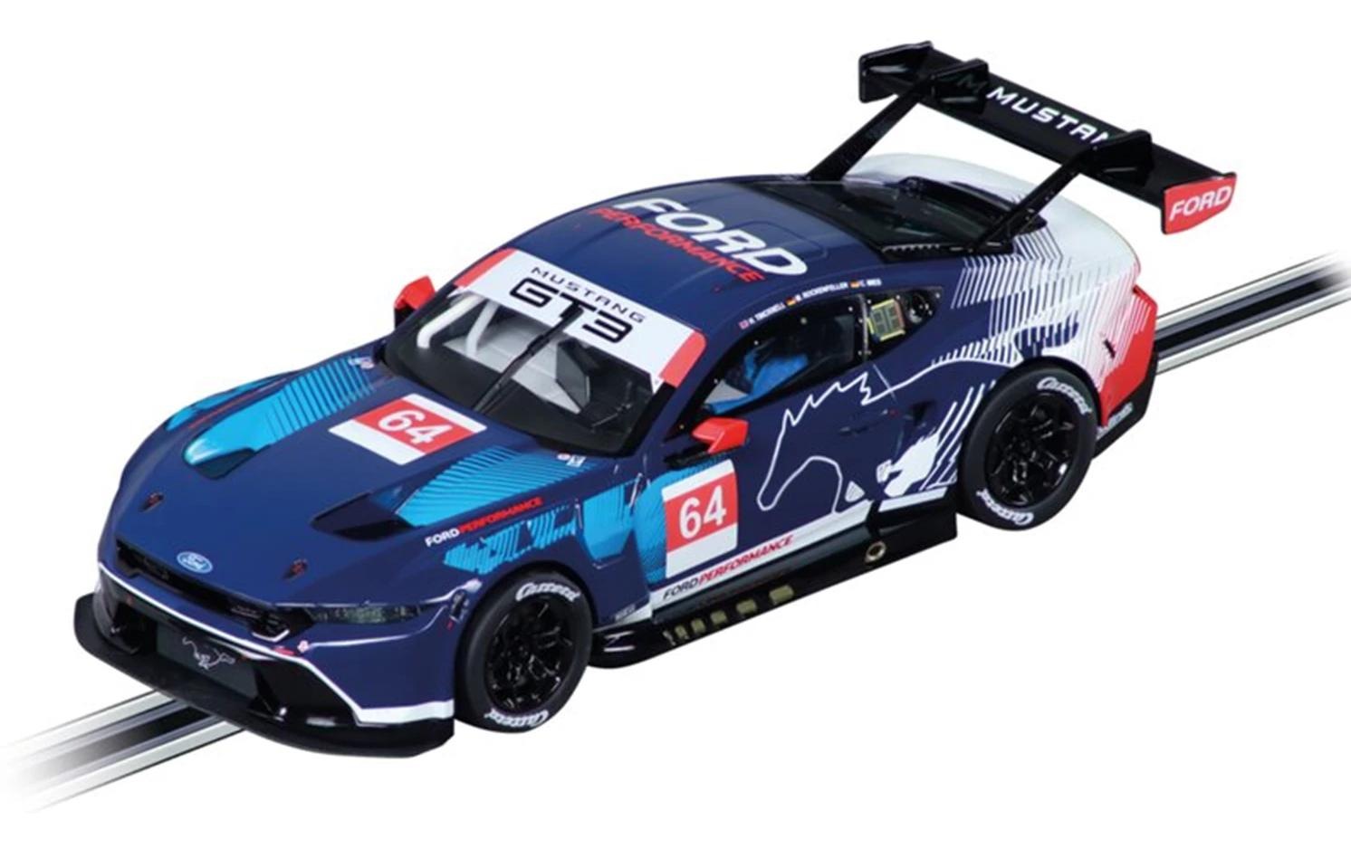 Image of Carrera Rennbahn-Auto "Ford Mustang GT3 No.64 Slotcar 1:32" Licht, Rücklicht