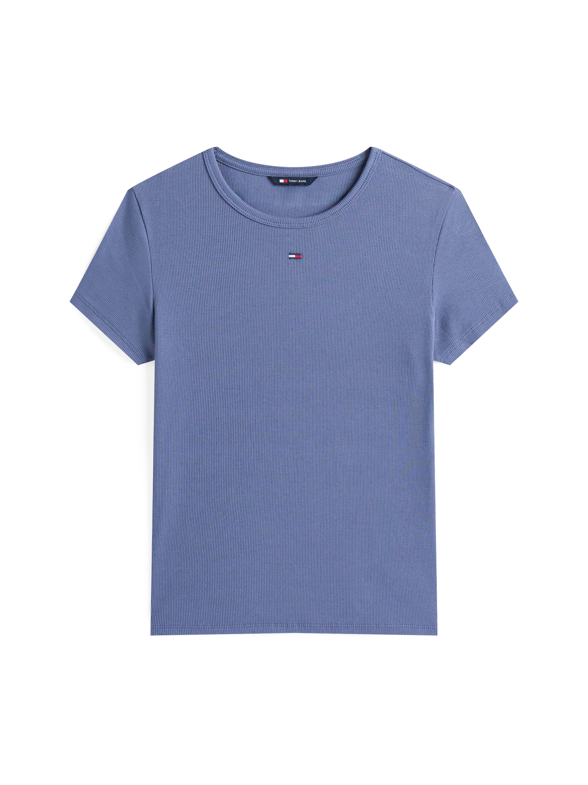 Tommy Jeans Kurzarmshirt »TJW SLIM ESSENTIAL RIB SS EXT«, in gerippter Struktur