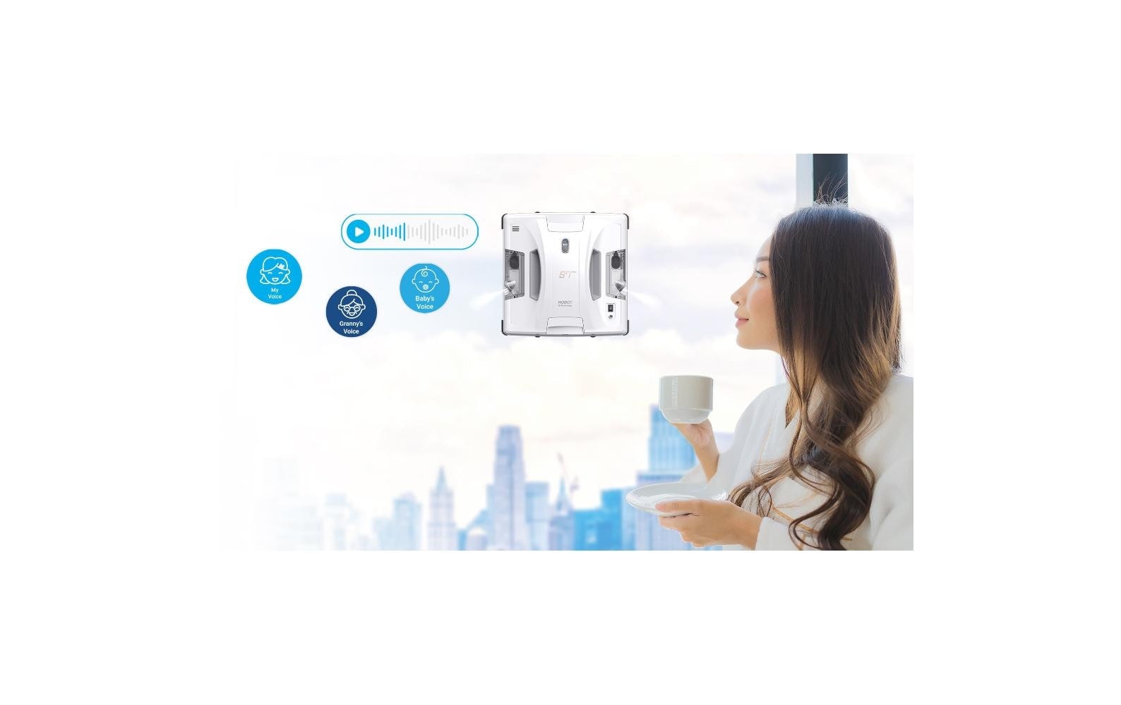 Fensterputzroboter »S-7 Pro Weiss«