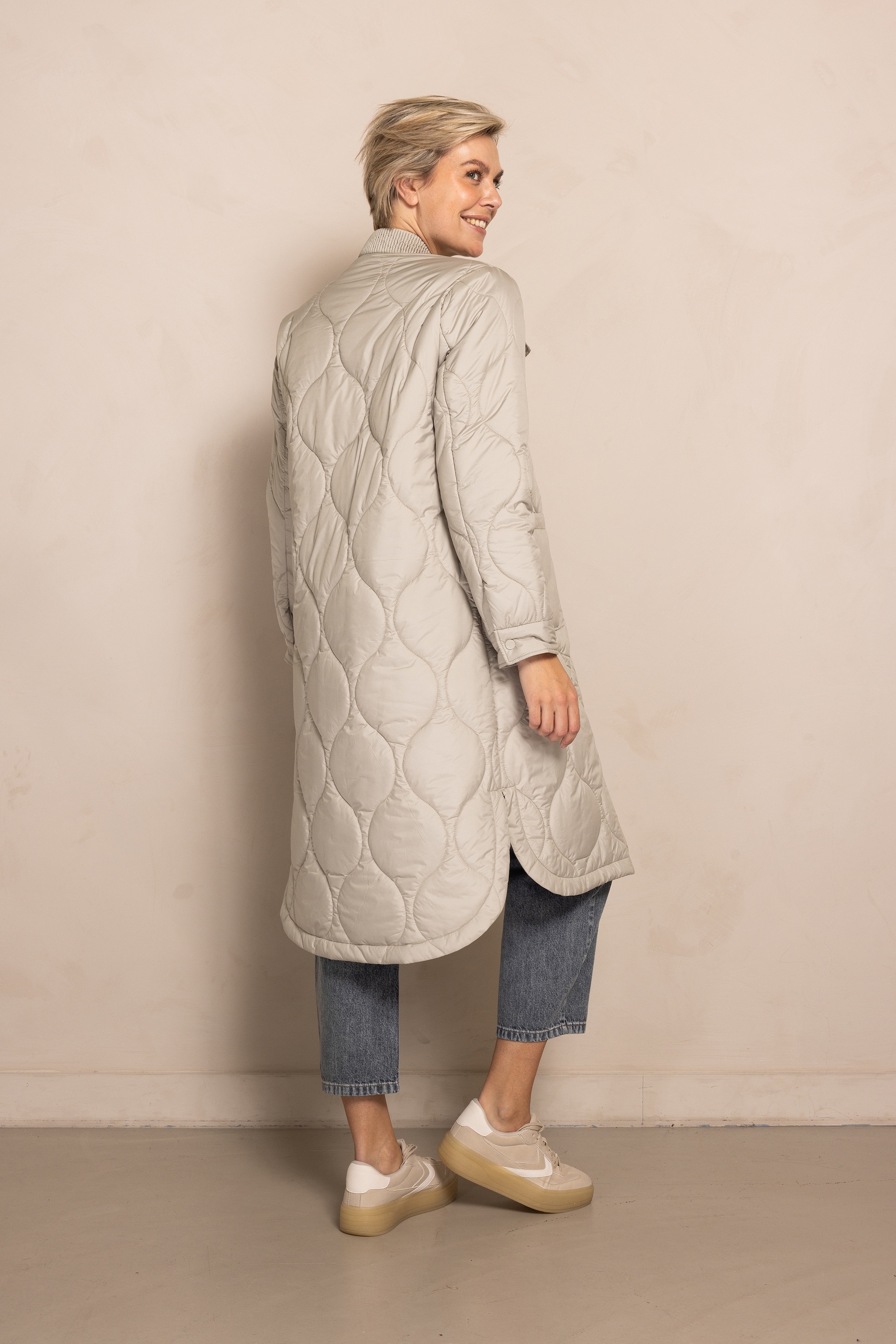 Zhrill Manteau matelassé »ZHTARA« mit leichter Steppung und Knopfleiste