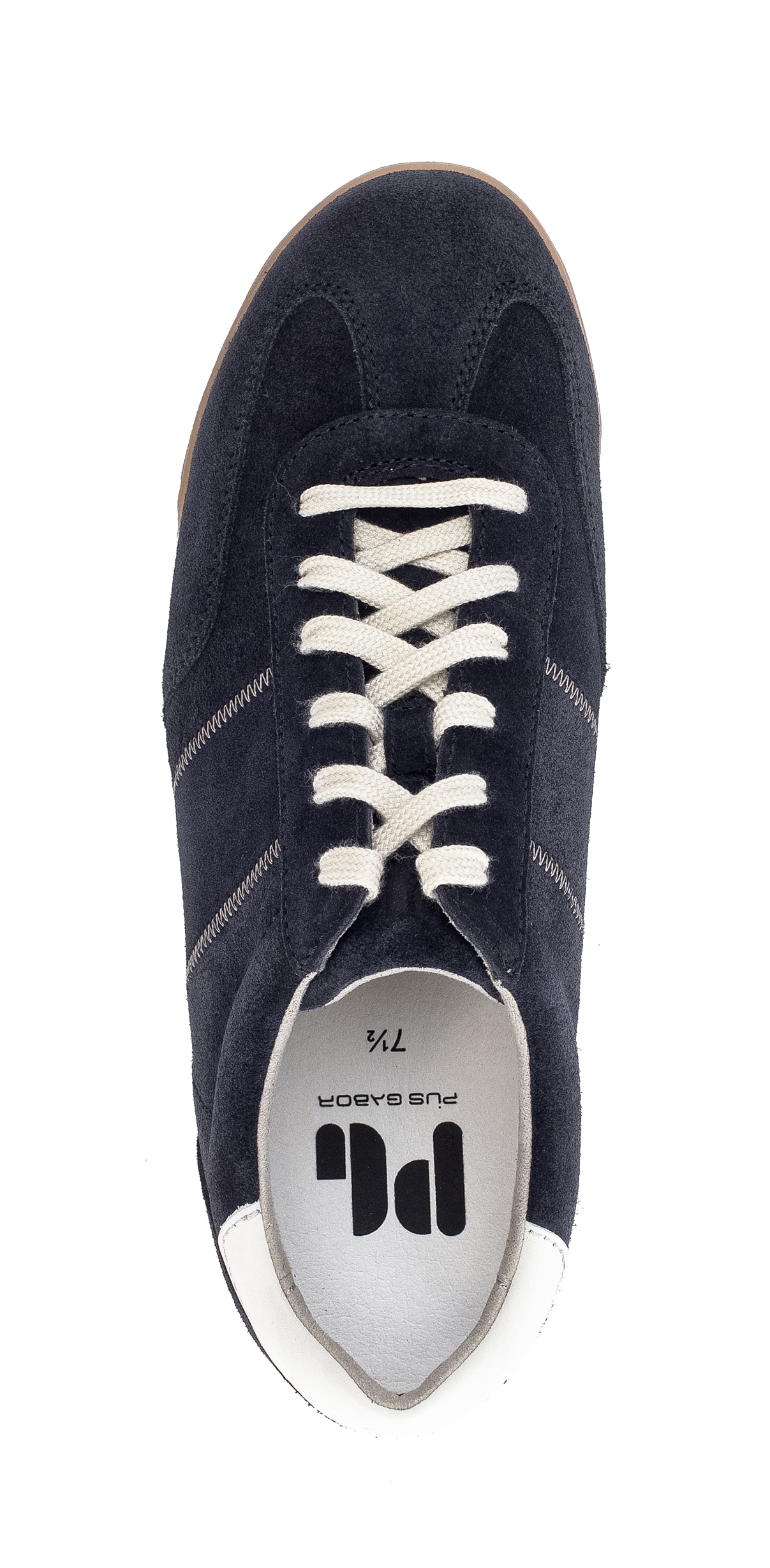 Pius Gabor Sneakers  chaussure de loisirs, chaussure confort, chaussure à lacets avec surpiqûres contrastées, largeur G
