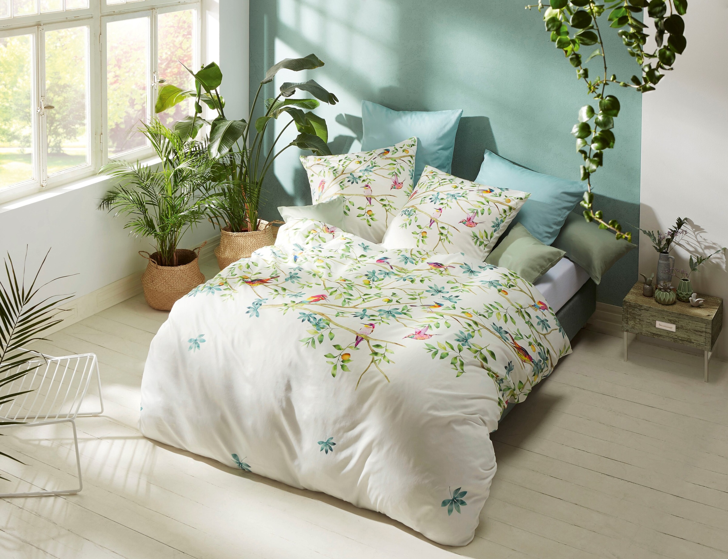 Image of fleuresse Wendebettwäsche »Bed Art S 4227 (2/3tlg.)«, (2 tlg.), Mako-Satin, Natur mit Pfiff bei Ackermann Versand Schweiz