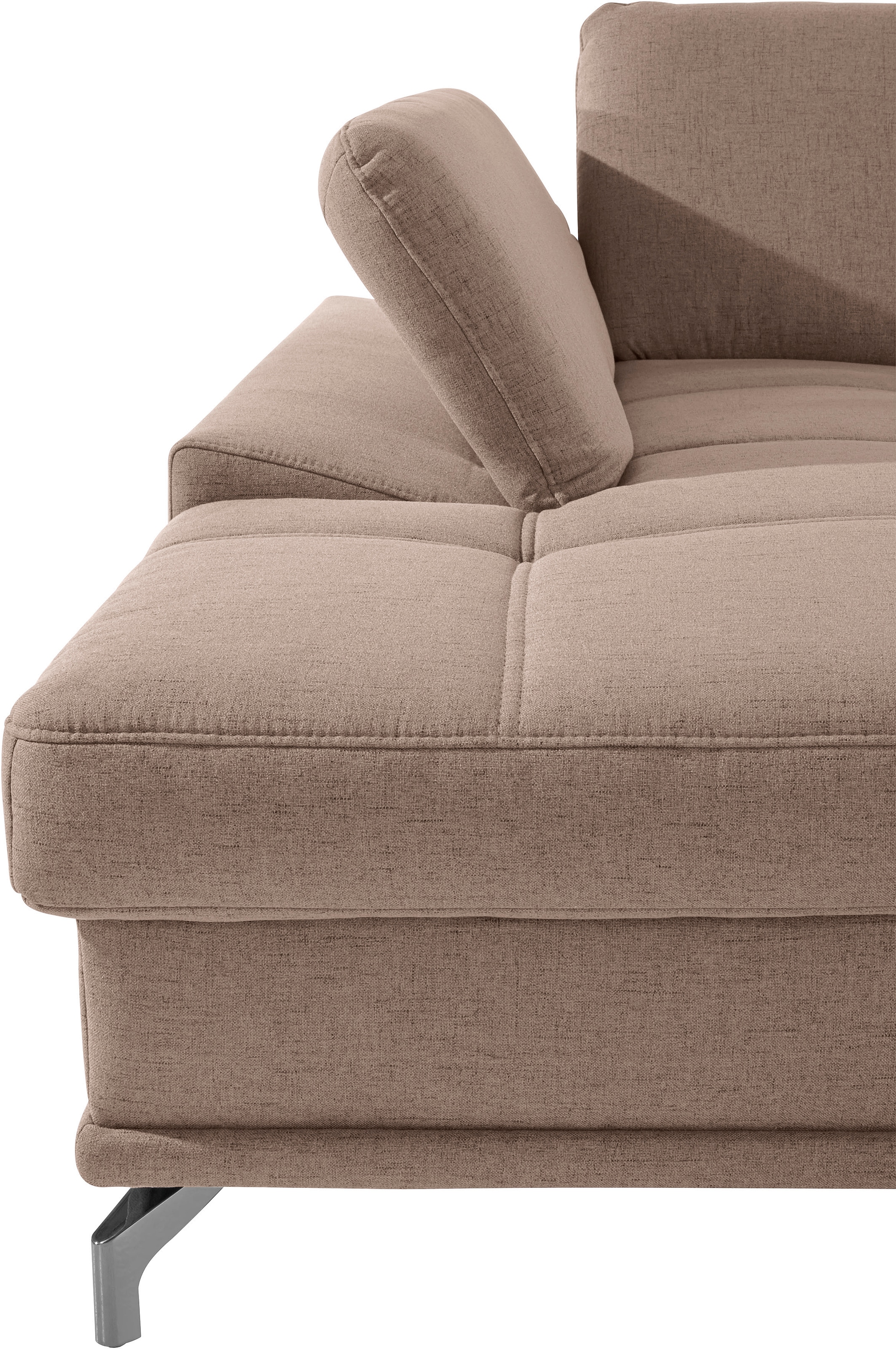 GOODproduct Paysage de salon »Costello U-Form, B: 363 cm mit Sitztiefen-, Armteilverstellung &« 3 Nierenkissen, optional Bettfunktion & Bettkasten