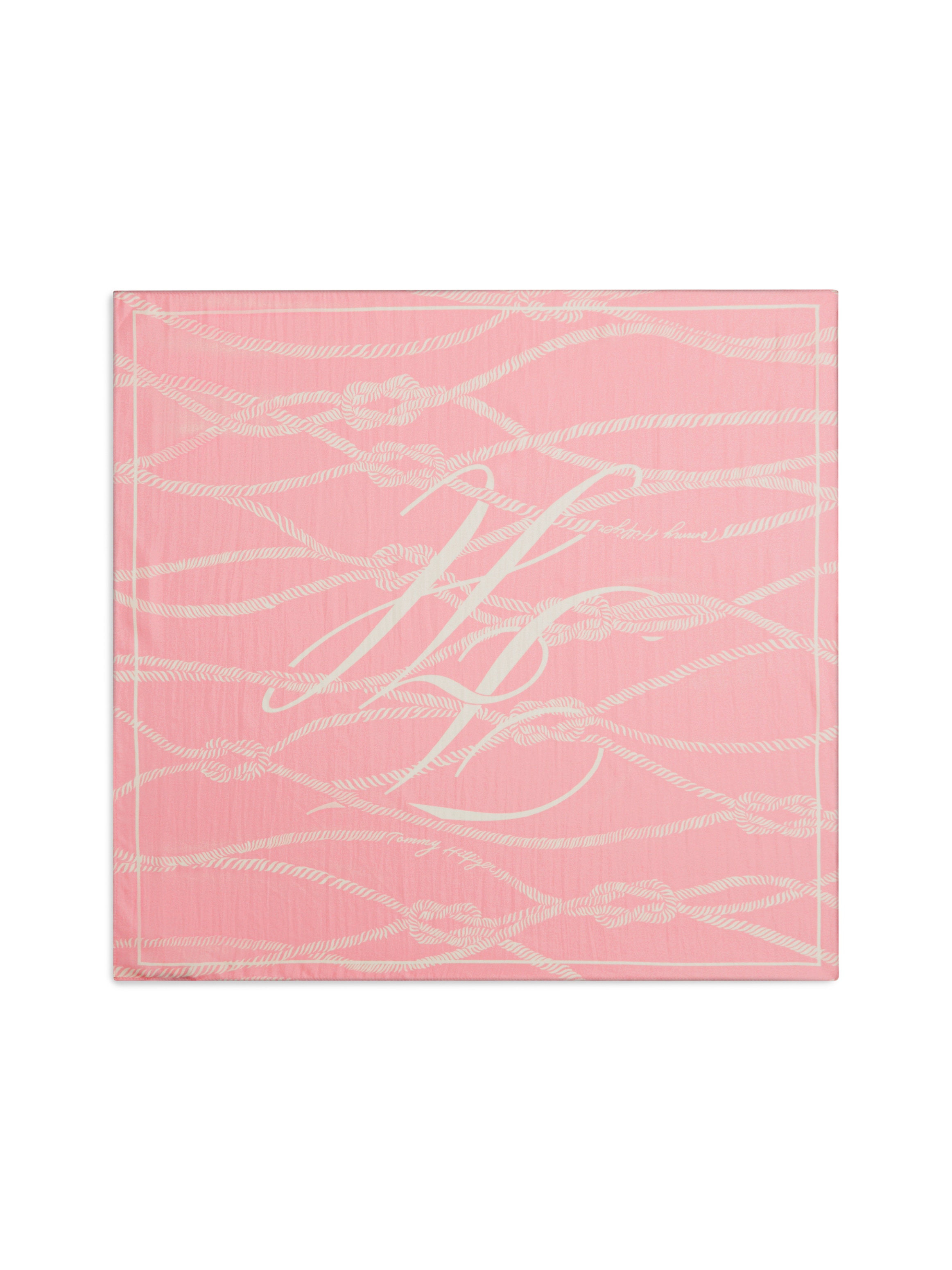 Tommy Hilfiger Foulard de mode »TOMMY SCRIPT SILK SQUARE«