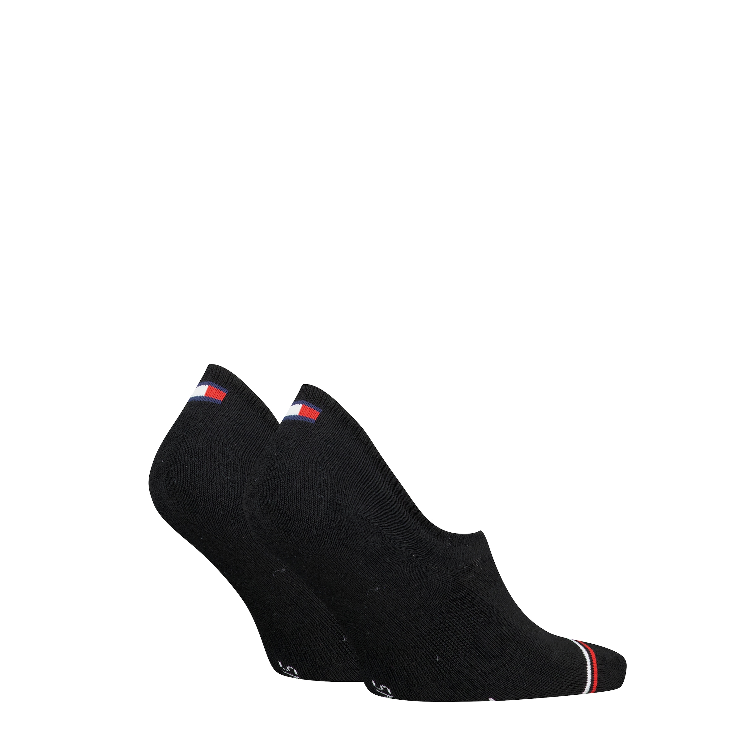 Tommy Hilfiger Füsslinge »TH UNI TJ FOOTIE 2P ICONIC«, (2 Paar), Mit eingestricktem Flag-Label